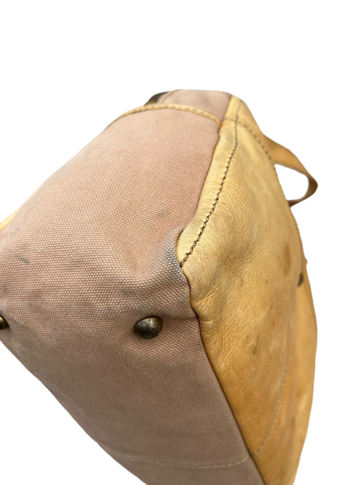 Leather Folna Japan Distressed Sun Faded Patina Leather Bag Size ONE SIZE - 14 Thumbnail