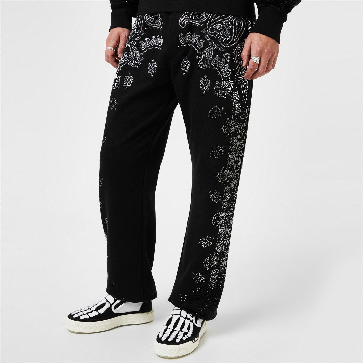 Amiri AMIRI Crystal Jogging Bottoms Size US 32 / EU 48 - 2 Thumbnail