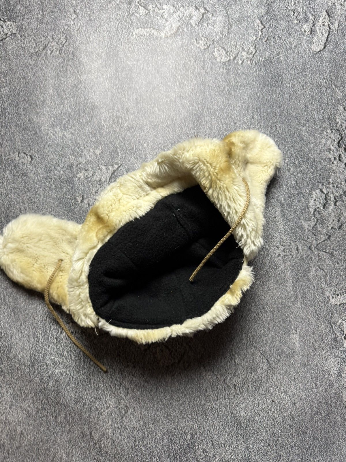 Other Y2K Nylon Lace Ushanka Vintage Fuzzy Warm Trapper Hat lgb Size ONE SIZE - 7 Thumbnail