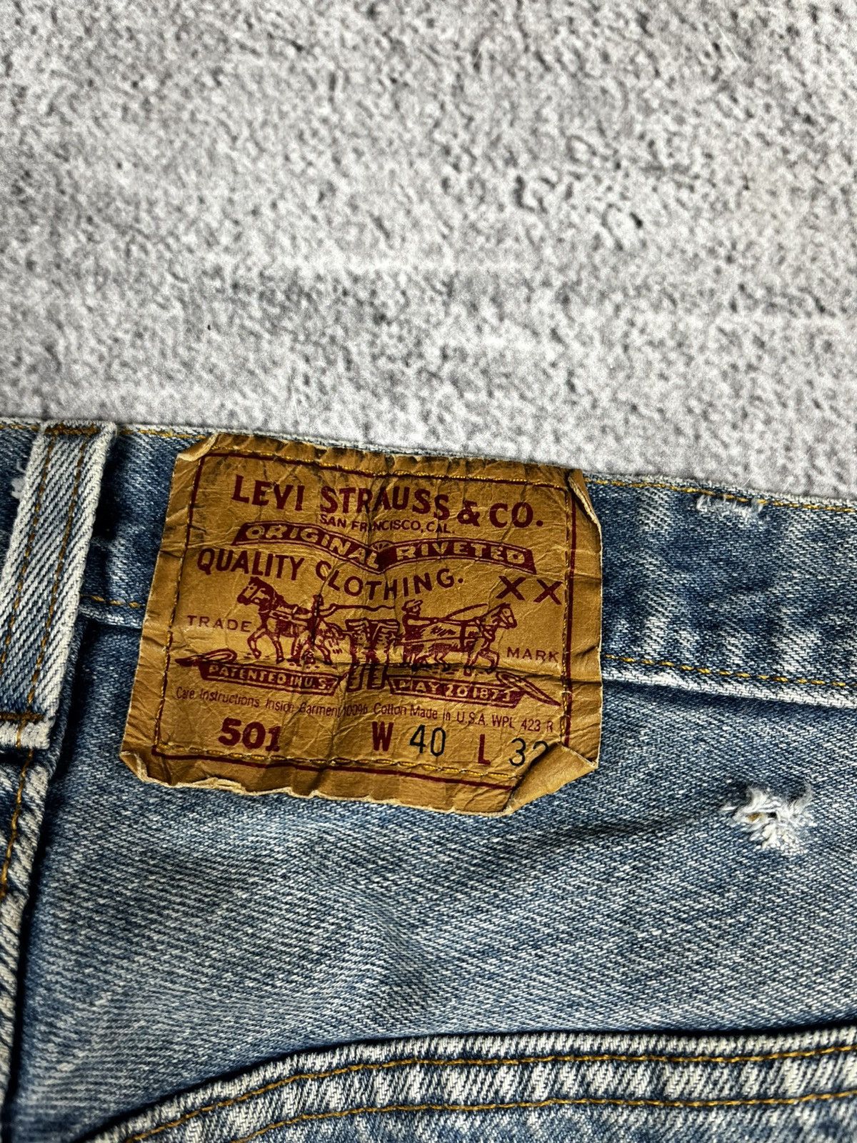 Levi's × Levi's Vintage Clothing Levi’s denim pants vintage made USA size 40/32 Size US 40 / EU 56 - 4 Thumbnail