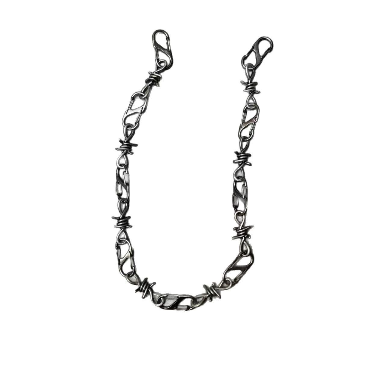 Vintage Retro hip-hop punk style jeans waist chain Size ONE SIZE - 2 Thumbnail