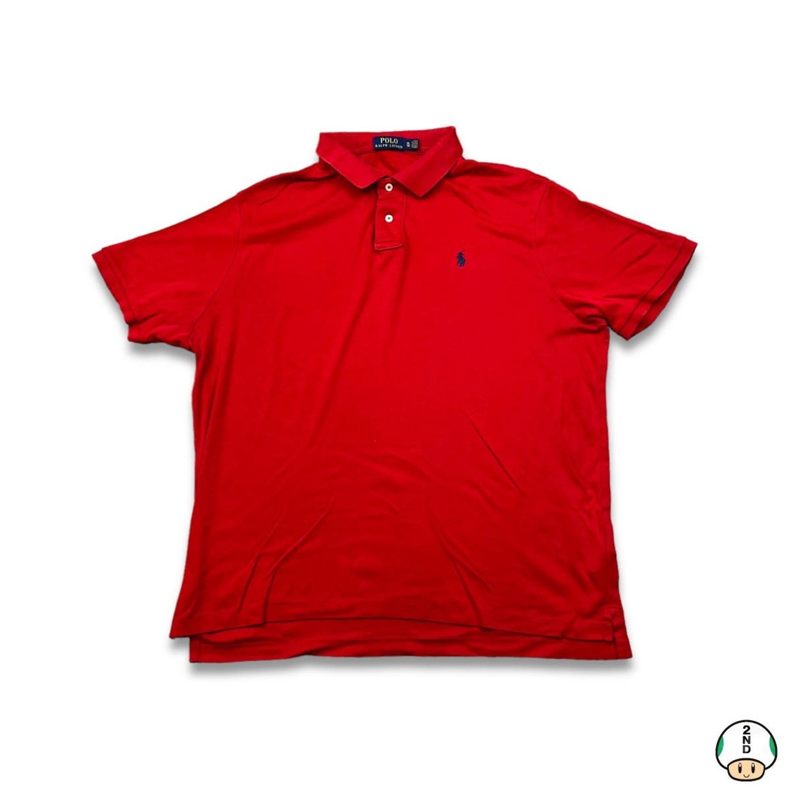 Polo Ralph Lauren × Vintage Polo Ralph Lauren Shirt XL Pony Casual Preppy Short Sleeve Size US XL / EU 56 / 4 - 1 Thumbnail