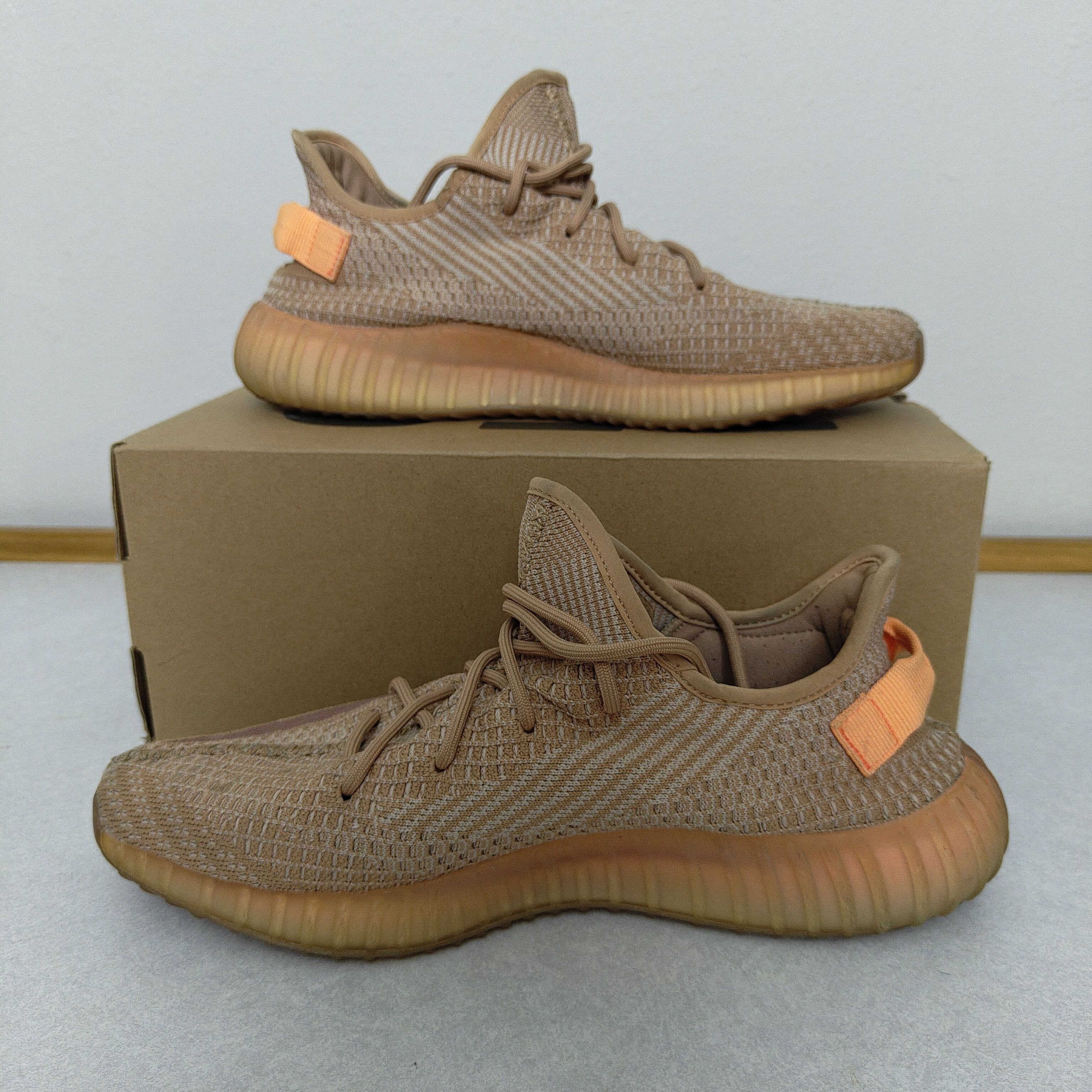 Yeezy Adidas Yeezy Boost 350 V2 Clay Orange OG EG7490 Size US 13 / EU 46 - 3 Thumbnail