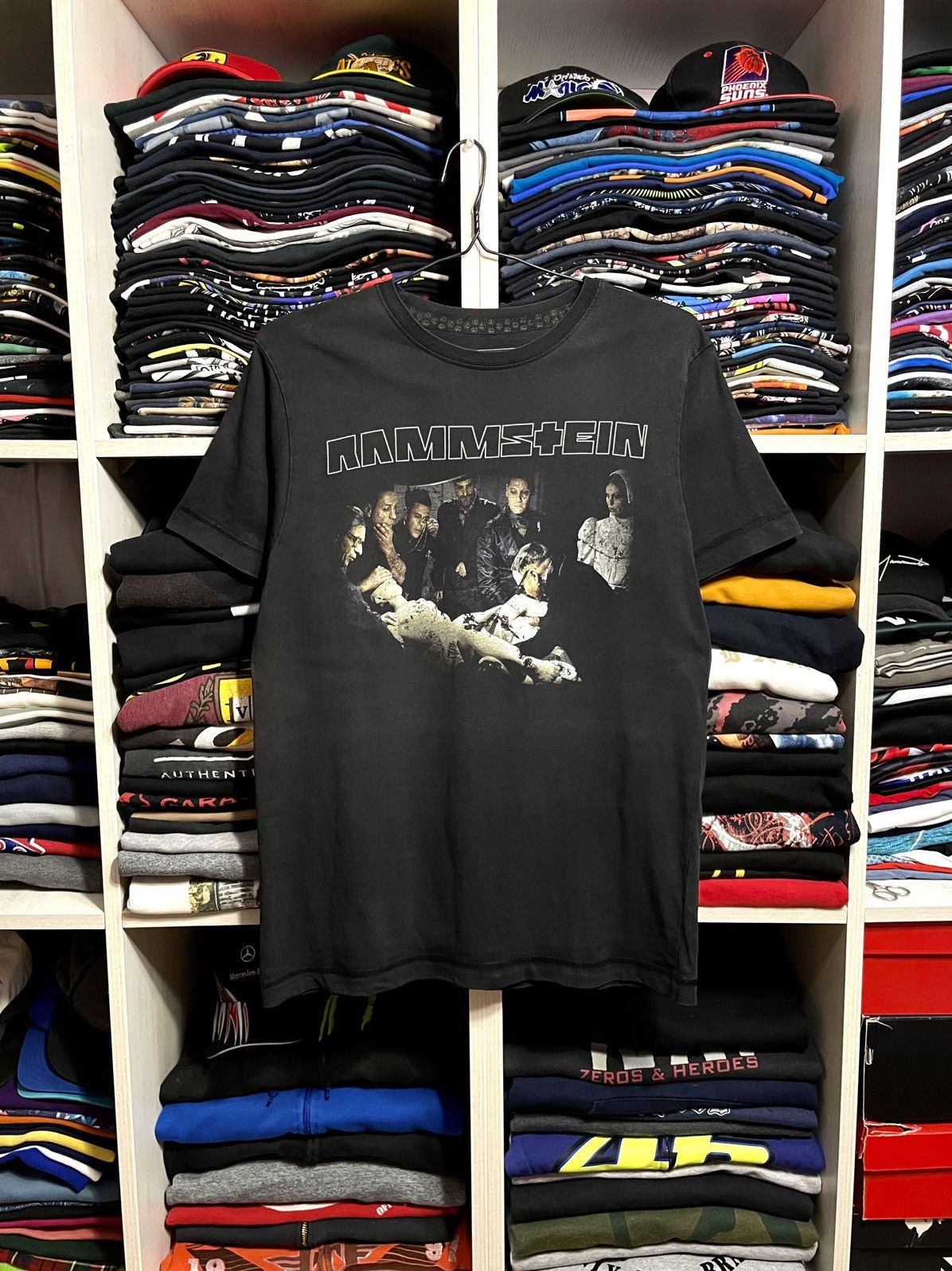 Band Tees Vintage Y2K Rammstein Metal Rock Band T-Shirt Nice Faded Size US M / EU 48-50 / 2 - 1 Thumbnail