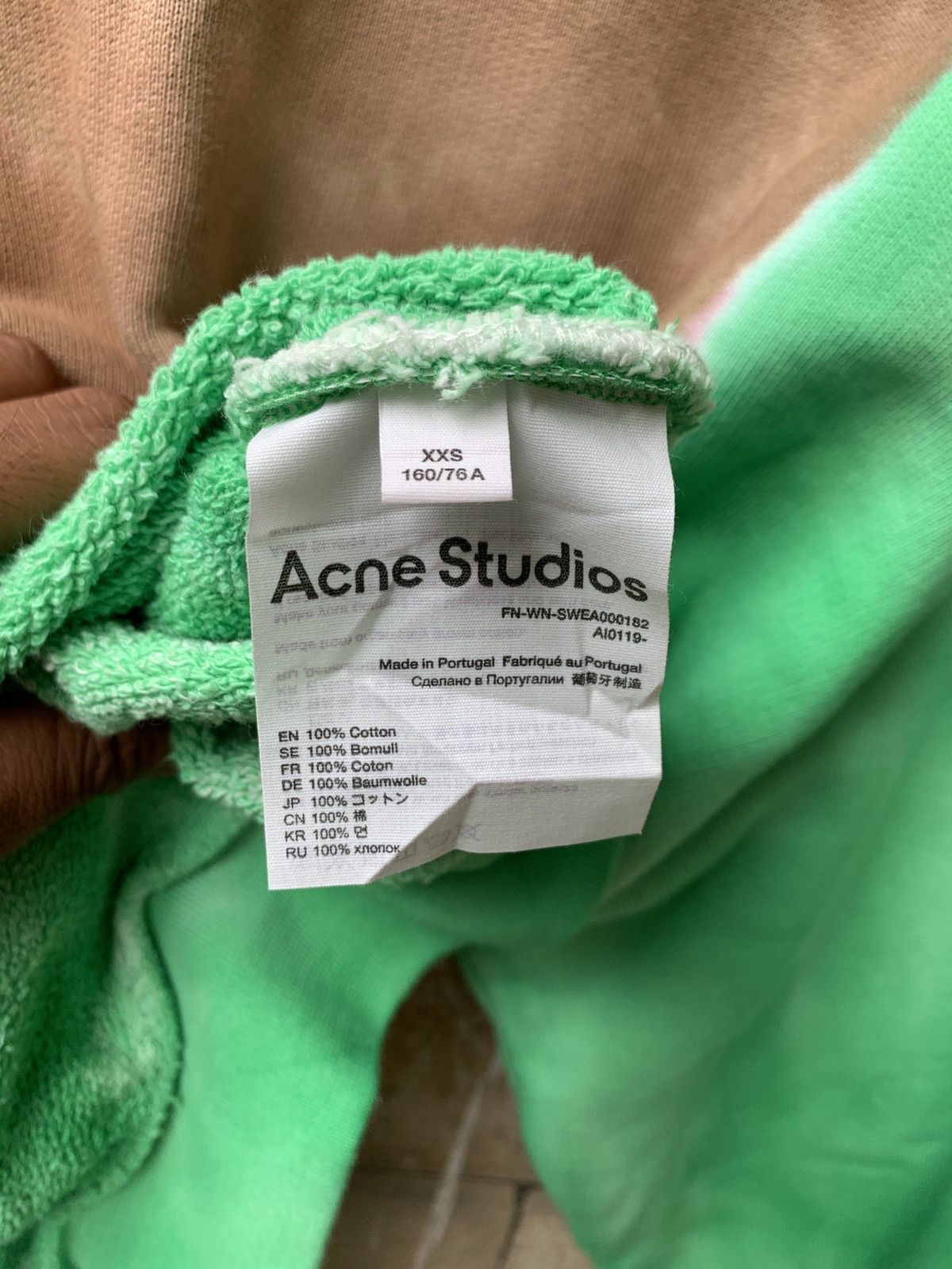 Acne Studios Sweatshirts Acne Studios Heart Tie-Dye (fit Medium) Size US XXS / EU 40 - 8 Thumbnail