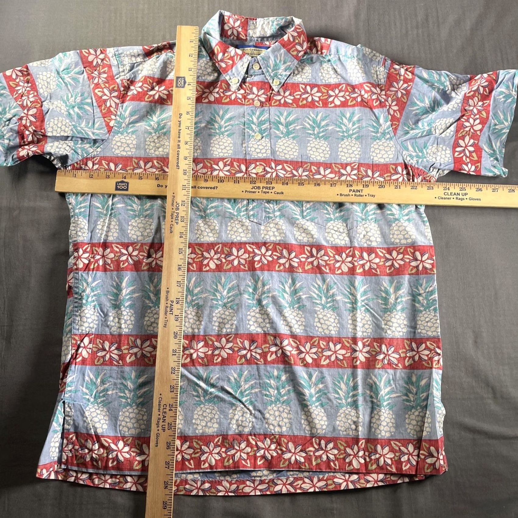 Reyn Spooner Reyn Spooner Shirt Mens Medium Blue Pineapple Hawaiian Aloha Tailored Hawaii Size US M / EU 48-50 / 2 - 4 Thumbnail