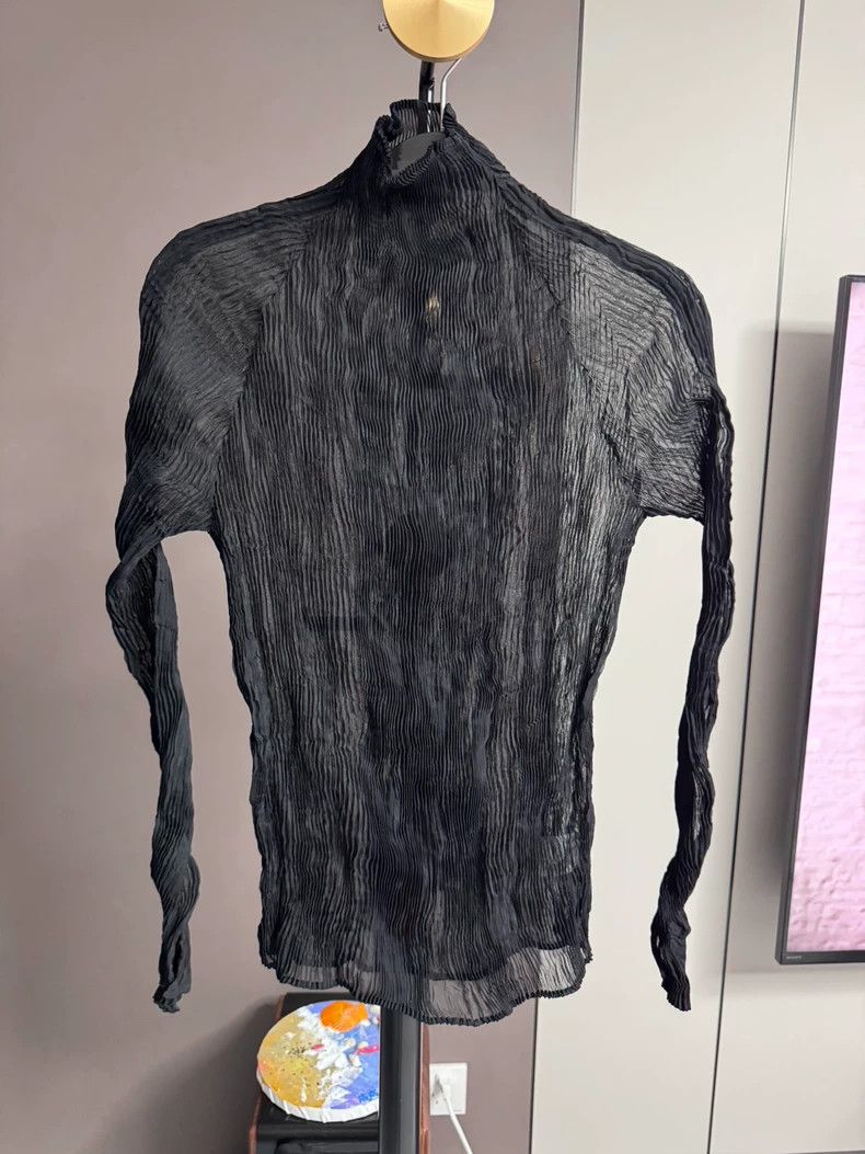 Issey Miyake Issey Miyake size:2 Black main line, wicker see-through, h Size XS / US 0-2 / IT 36-38 - 1 Thumbnail