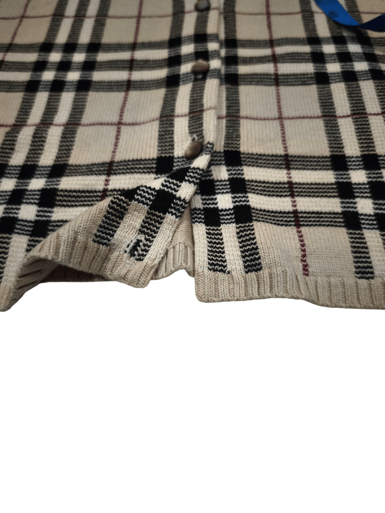 Burberry × Vintage Vintage Burberry Nova Check Knitwear Size M / US 6-8 / IT 42-44 - 5 Thumbnail