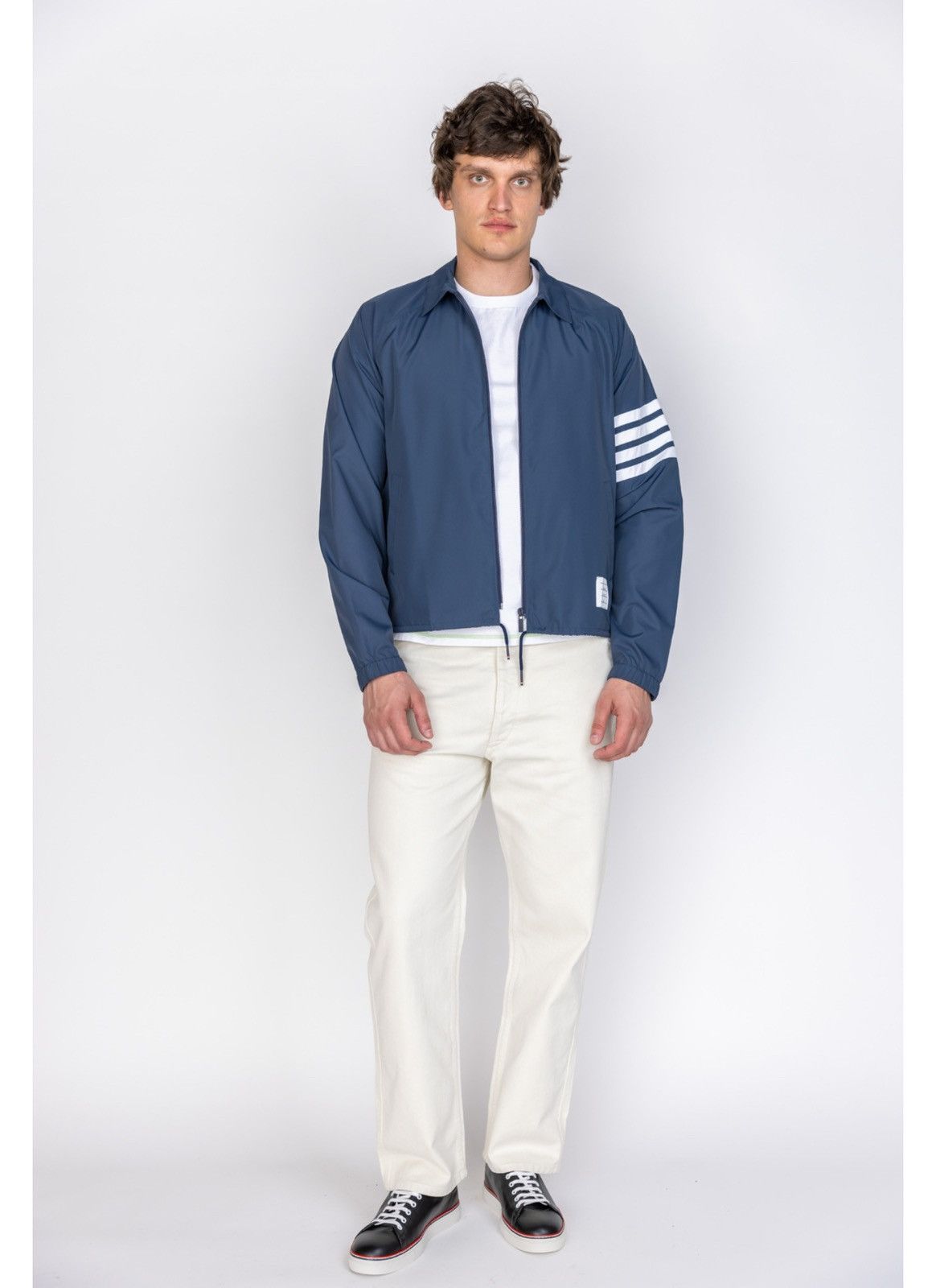 Thom Browne Last Size Thom Browne Flyweight Windbreaker Jacket Size US XL / EU 56 / 4 - 2 Thumbnail
