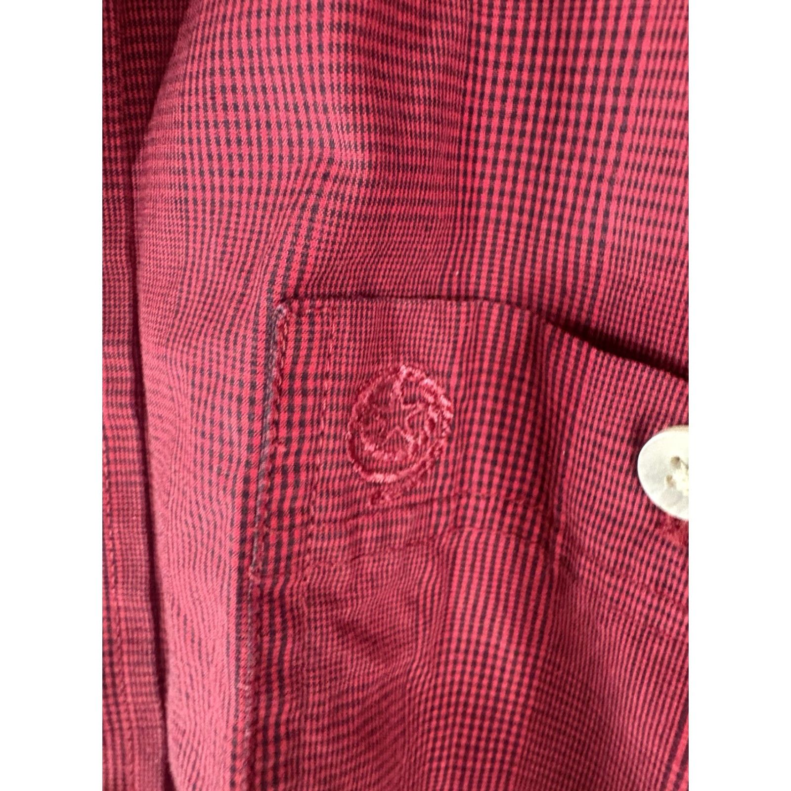 Wrangler VINTAGE Wrangler George Strait Shirt Cowboy Western Button-Up Red Black Check Adult M Size Red/Black (Cowboy, Western) Mens Size US M / EU 48-50 / 2 - 3 Thumbnail