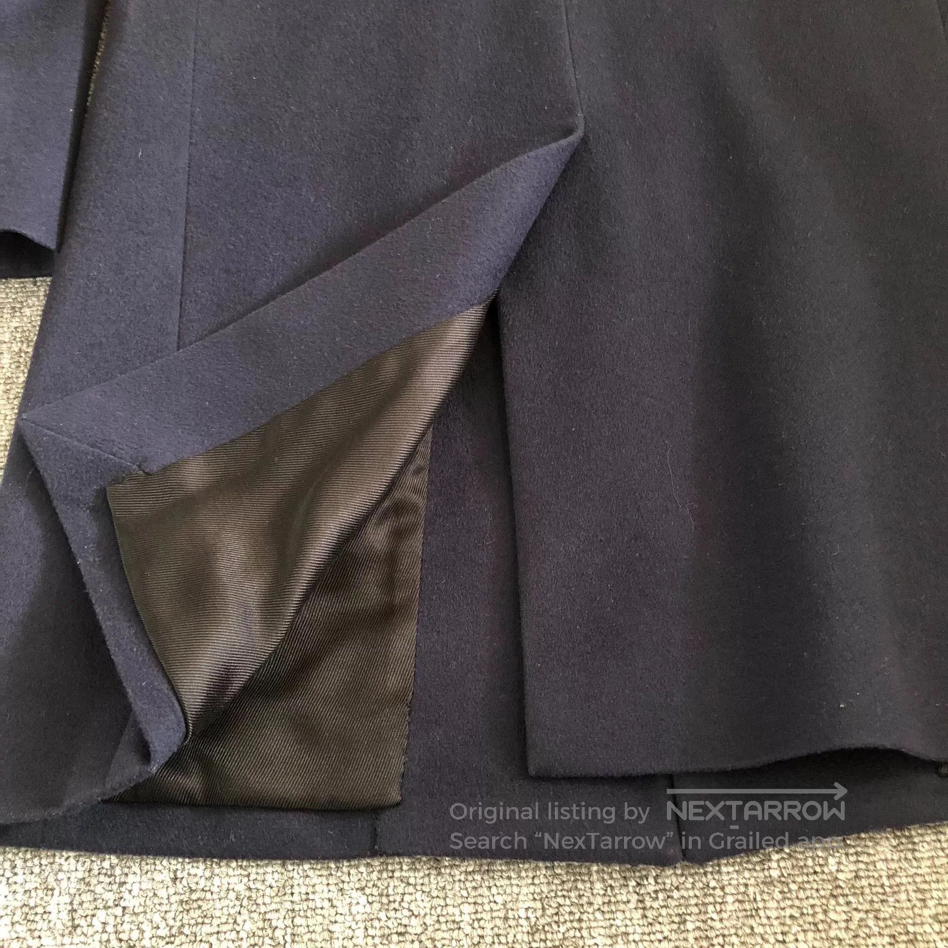 Dior Dior Homme 18FW Royal Blue Wool Coat. Size US S / EU 44-46 / 1 - 5 Thumbnail