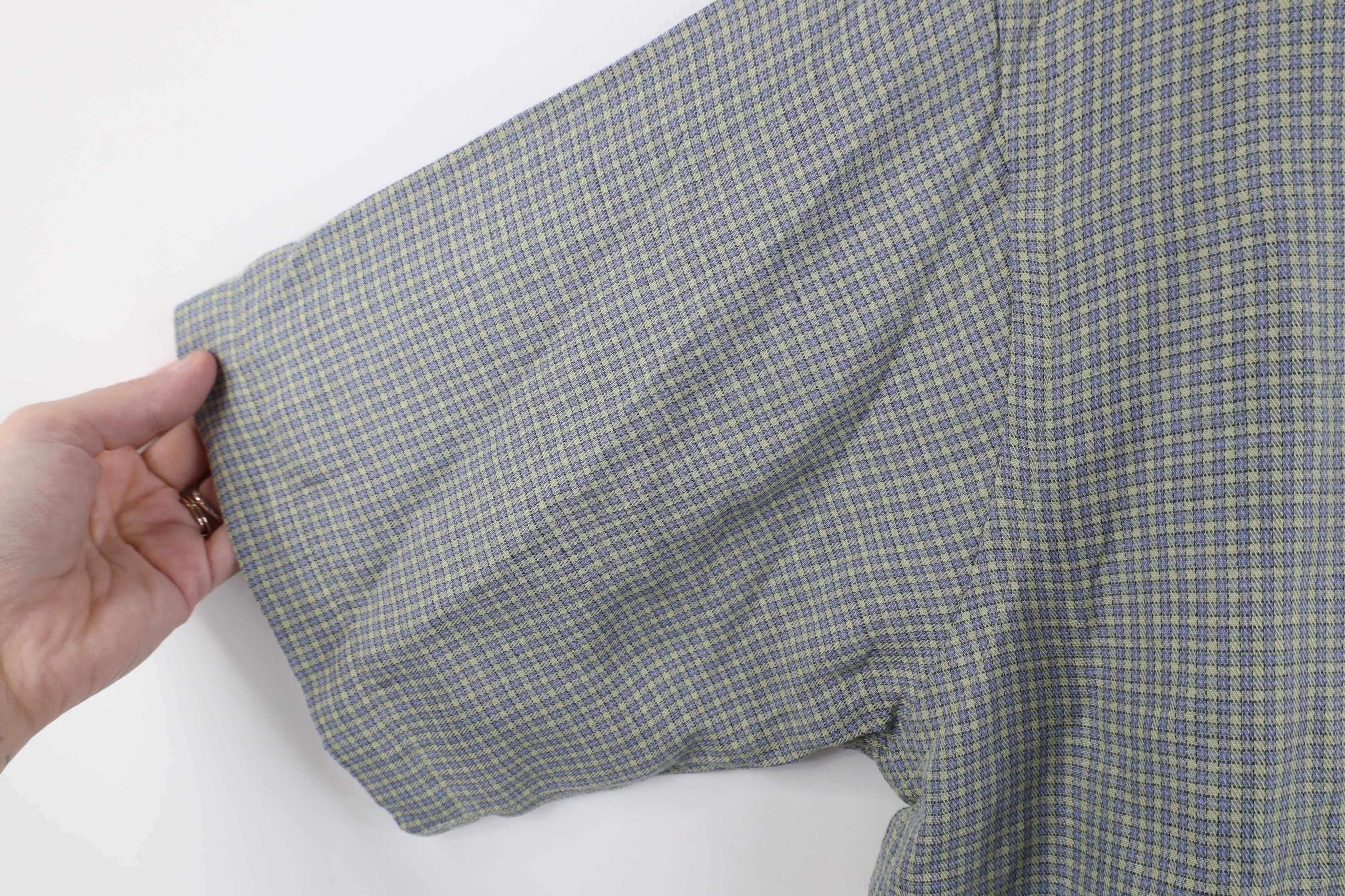 Born New Born Bamboo Short Sleeve Collared Button Shirt Plaid Size US M / EU 48-50 / 2 - 7 Thumbnail