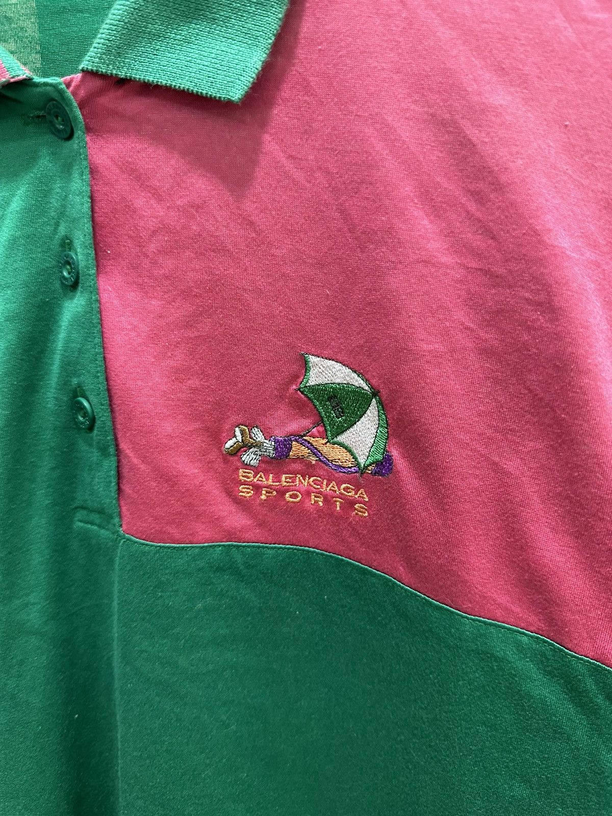 Balenciaga Vintage Balenciaga Sport L/S Polos Size US M / EU 48-50 / 2 - 3 Thumbnail