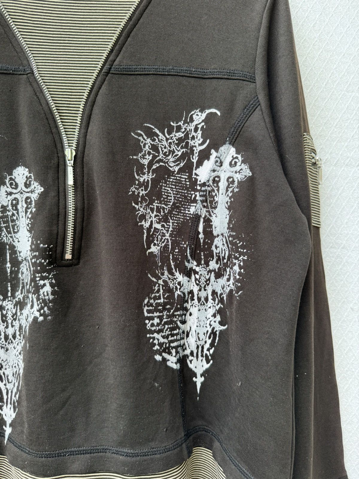 Hysteric Glamour Japanese Hoodie Gothic Zipper Cross Longsleeve Size US M / EU 48-50 / 2 - 5 Thumbnail