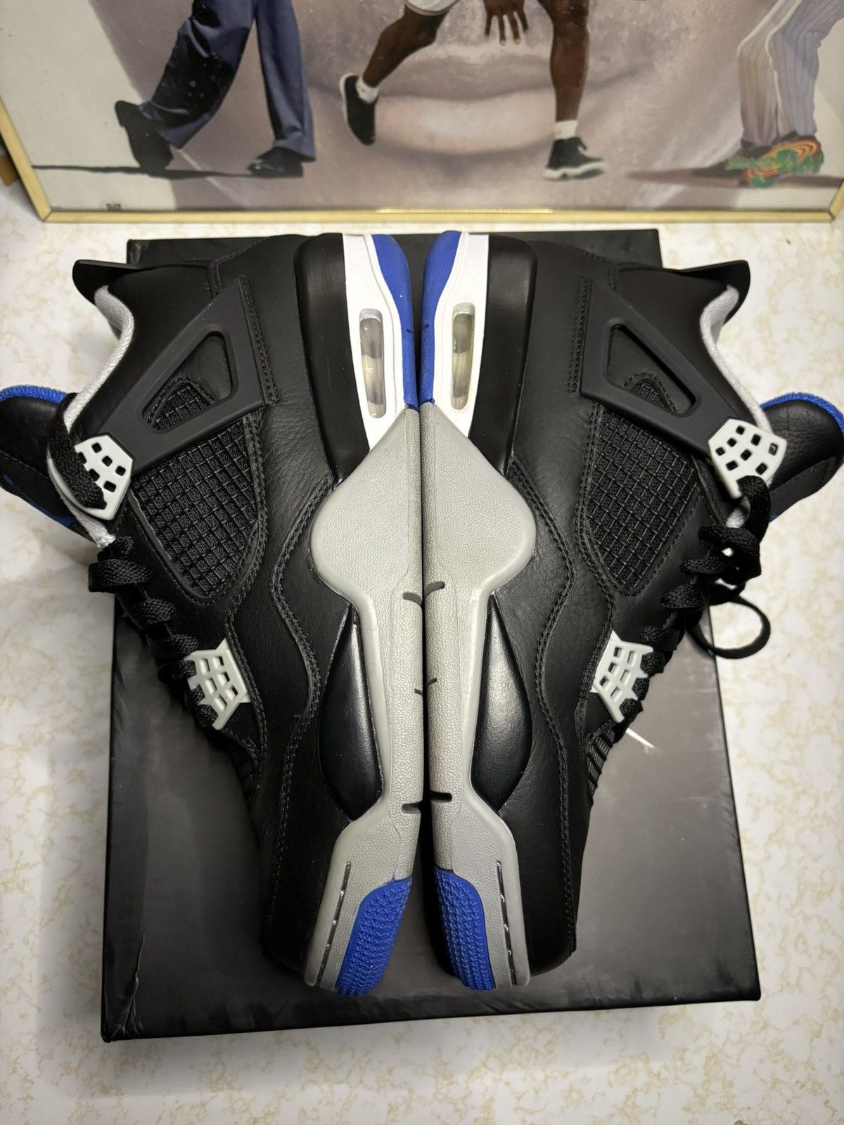 Jordan Brand Air Jordan 4 Retro Motorsports Alternate 2017 Size US 9.5 / EU 42-43 - 4 Thumbnail