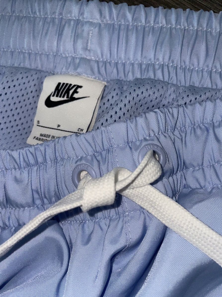 Nike Nike Sportswear Nylon Shorts Light Blue Size US 29 - 3 Thumbnail