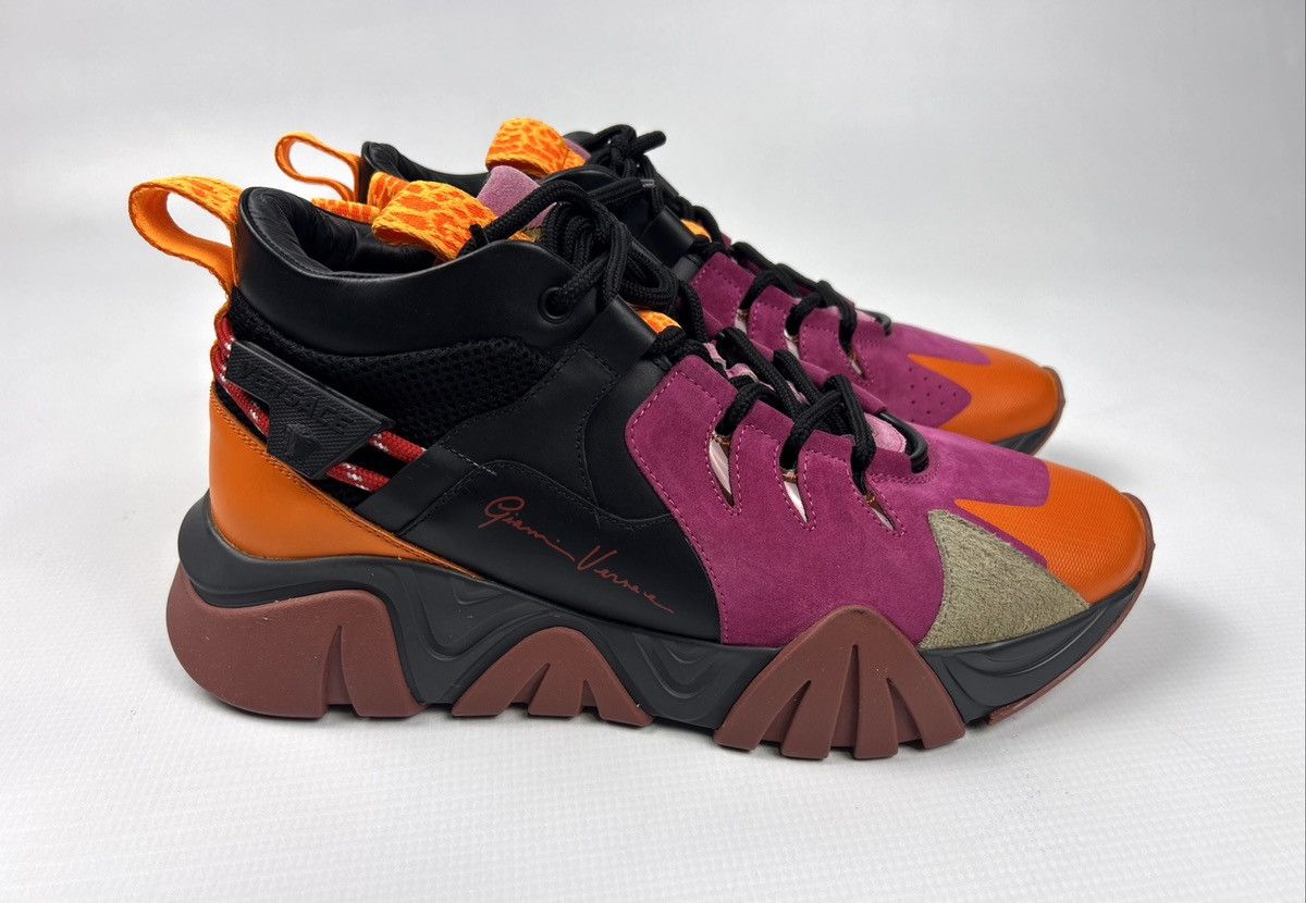 Versace Versace Squalo Sneakers EU44/US11 Multicolor Made in Italy Size US 11 / EU 44 - 1 Thumbnail