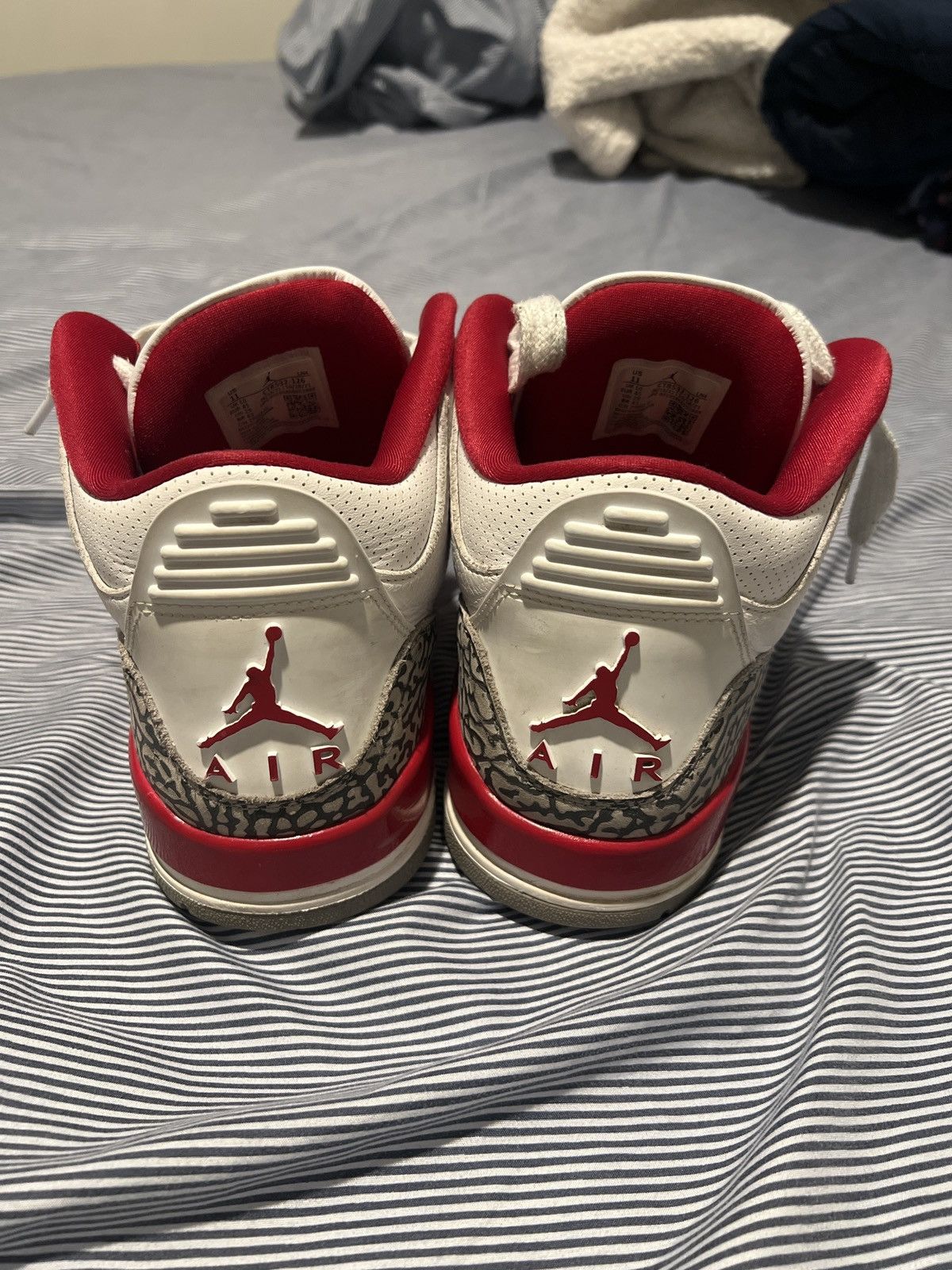 Jordan Brand Jordan 3 Cardinal Red Size US 11 / EU 44 - 4 Thumbnail