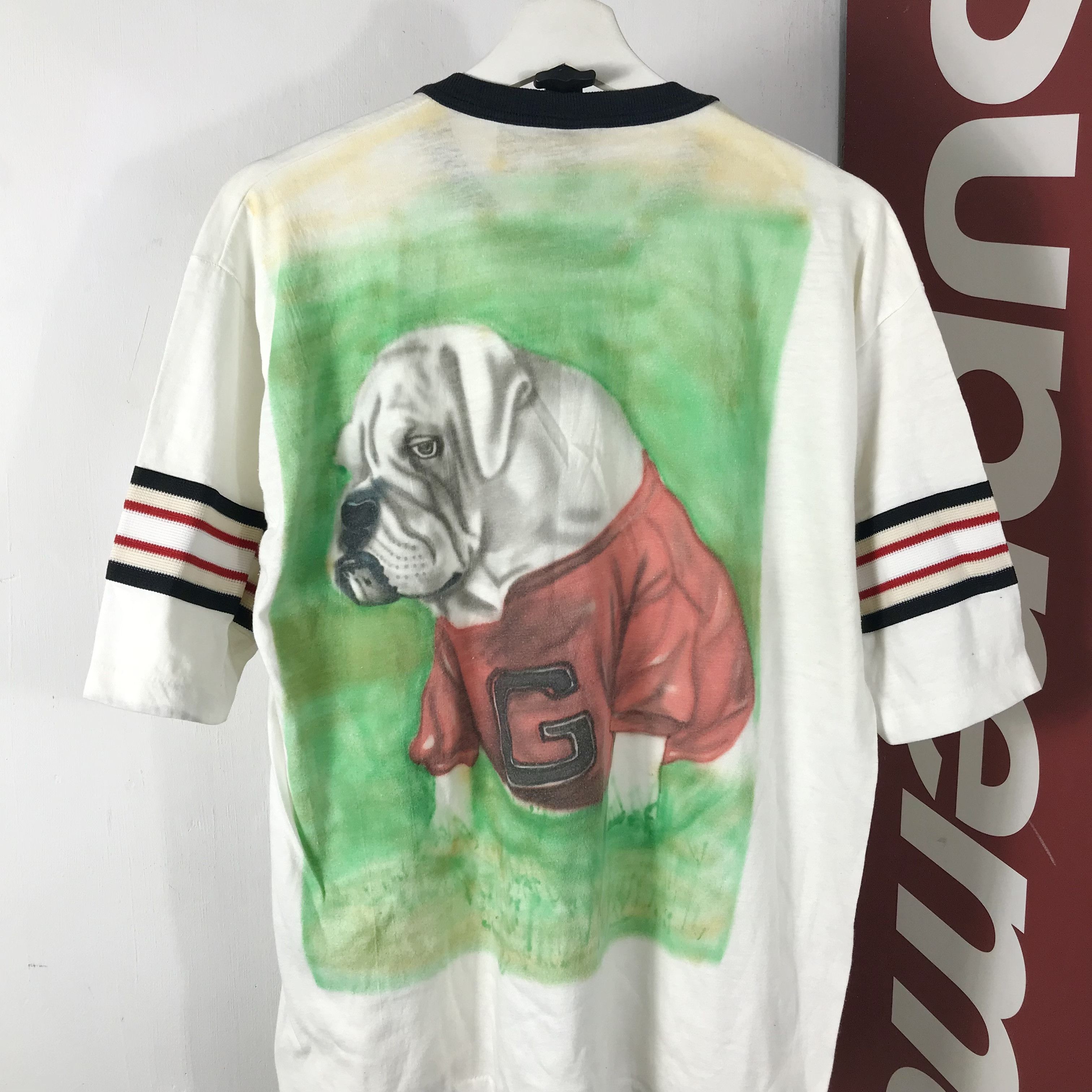 Vintage Georgia UGA Bulldogs Vtg 1980s raglan shirt Size US L / EU 52-54 / 3 - 2 Thumbnail