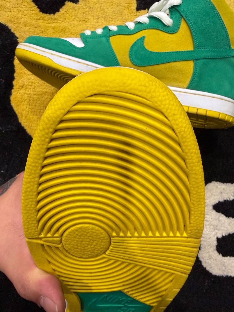 Nike Nike SB Dunk High Oakland Athletics (2015) 305050-337 Size US 13 / EU 46 - 7 Thumbnail