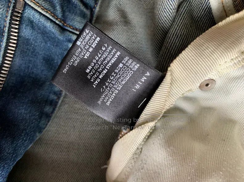 Amiri Amiri Size 34 Washing destroys jeans Size US 34 / EU 50 - 6 Thumbnail