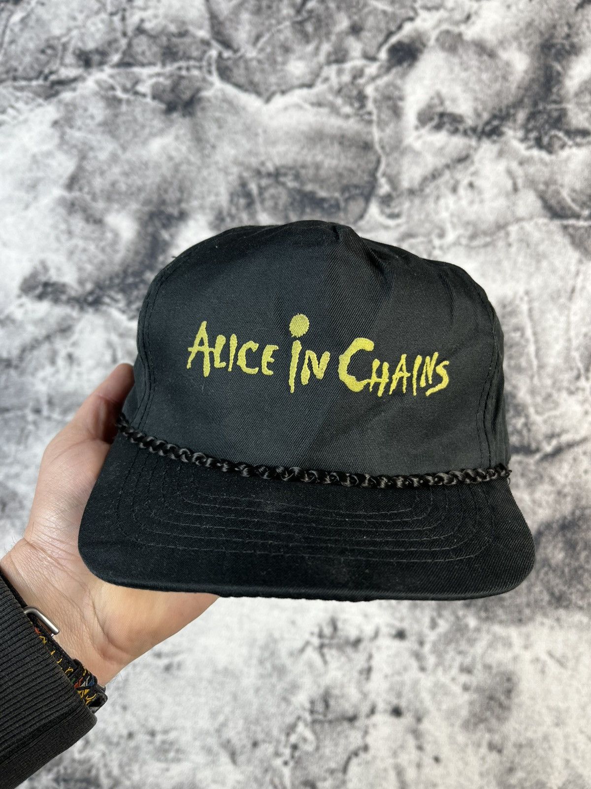 Band Tees Vintage 90s Alice In Chains Hat Grunge Snapback Rare Korea Size ONE SIZE - 1 Thumbnail