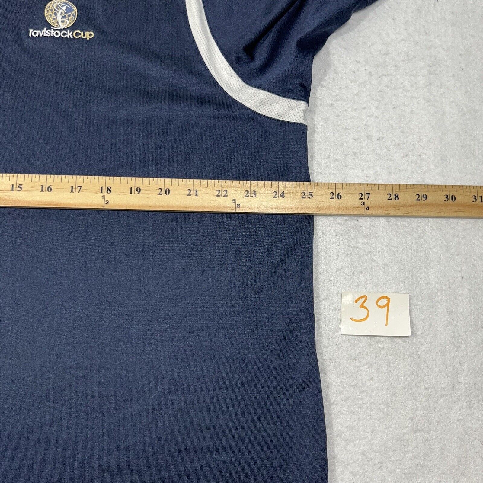 Adidas Adidas Tavistock Cup Short Sleeve Navy Blue Lightweight Polo Size US XL / EU 56 / 4 - 7 Thumbnail