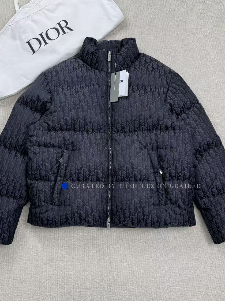 Dior Stylish Black Puffer Jacket Size L Size US L / EU 52-54 / 3 - 1 Thumbnail