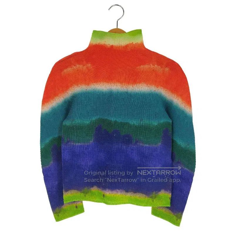 Issey Miyake Issey Miyake Color-block Long Sleeve Size M / US 6-8 / IT 42-44 - 2 Thumbnail