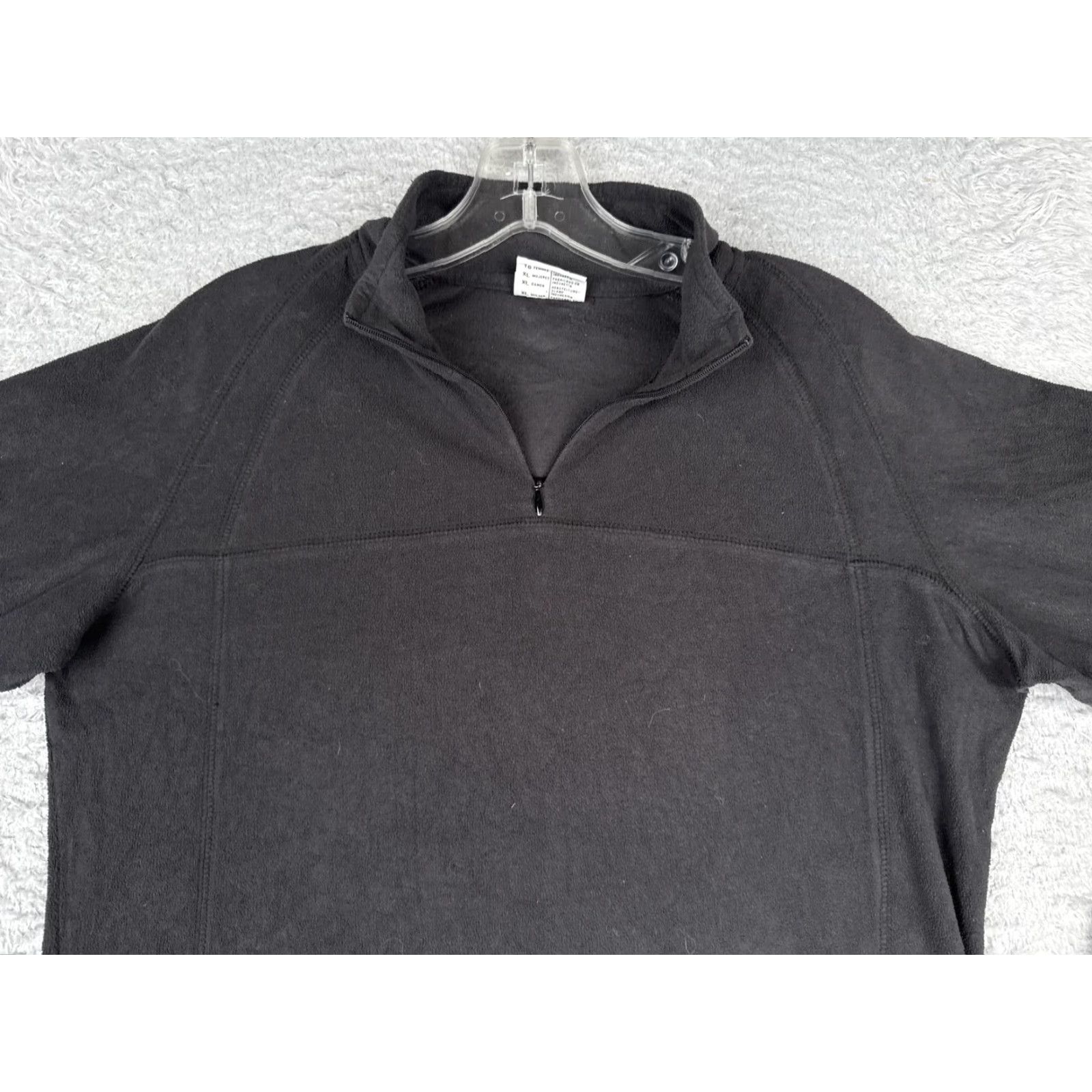 Vintage Columbia Womens Pullover Shirt Black 1/4 Zip Pocket Fleece Outdoor Hiking Size L / US 10 / IT 46 - 4 Thumbnail