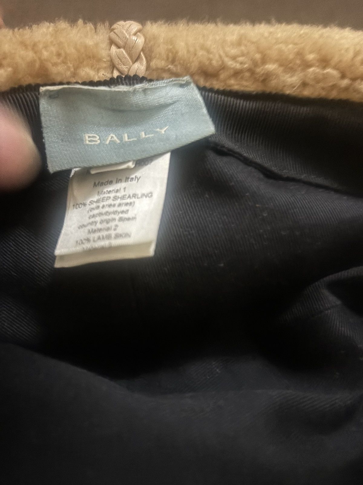 Bally Bally Shearling Cowboy Hat Size 58 Size ONE SIZE - 3 Thumbnail