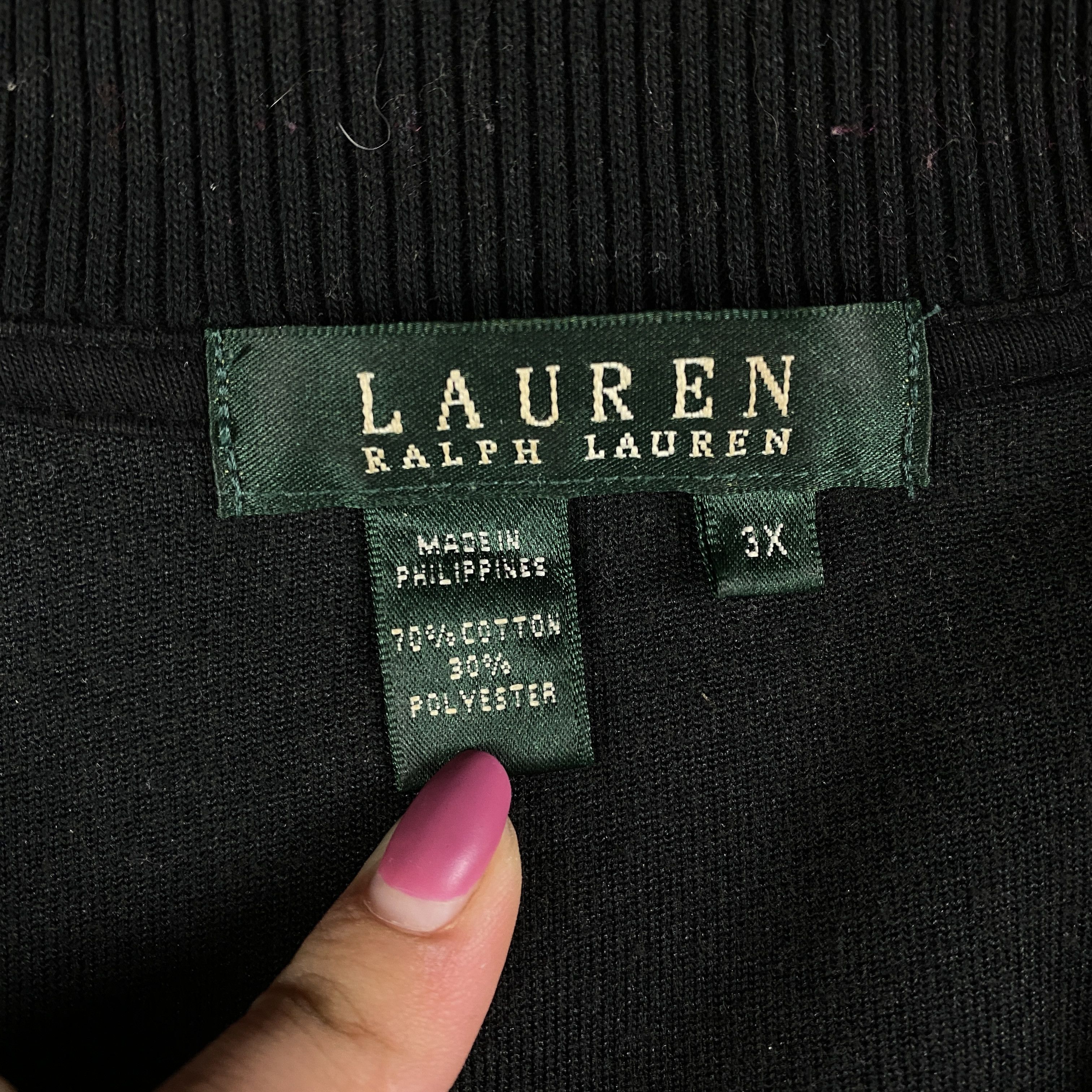 Polo Ralph Lauren × Ralph Lauren Womens Velour Bomber Jacket Lauren Ralph Lauren Size XXXL Size 3XL / US 20-22 - 4 Thumbnail