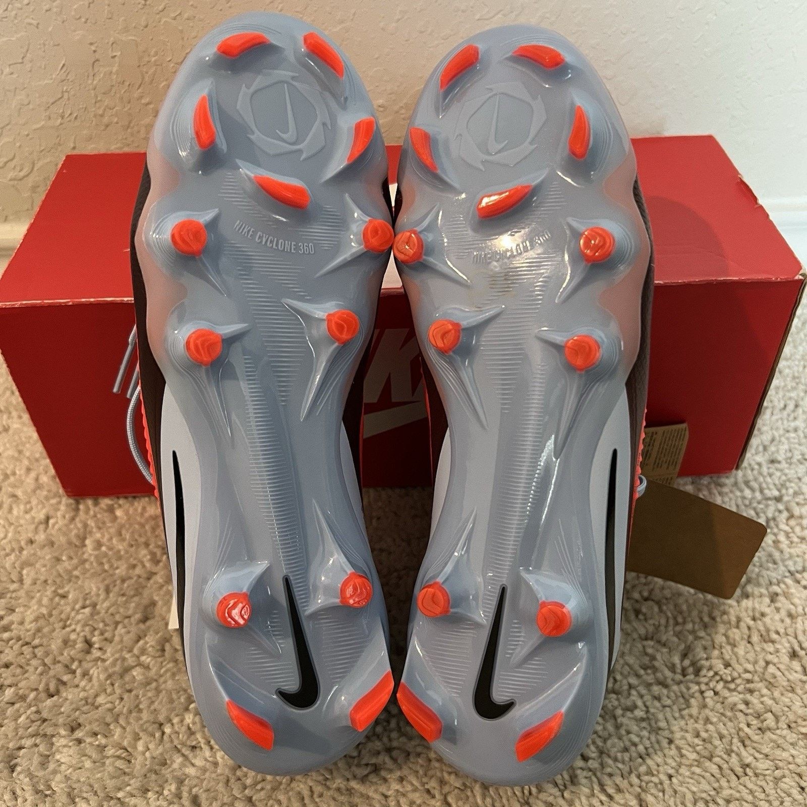 Nike Nike Phantom 6 Low Pro FG Blue Crimson Red Size 7.5 Cleats Size US 7.5 / EU 40-41 - 8 Thumbnail