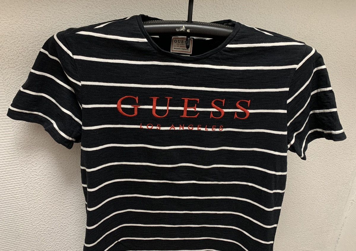 Guess Guess Los Angeles striped t-shirt S-M sz Size US M / EU 48-50 / 2 - 2 Thumbnail