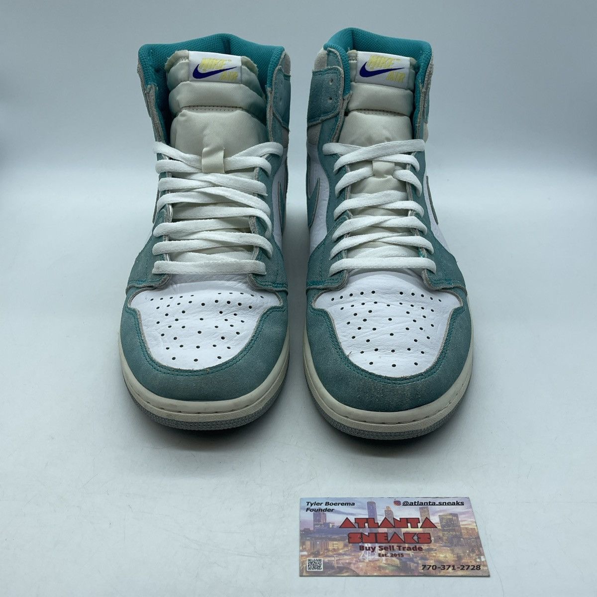 Jordan Brand Air Jordan 1 high turbo green Size US 12.5 / EU 45-46 - 2 Thumbnail