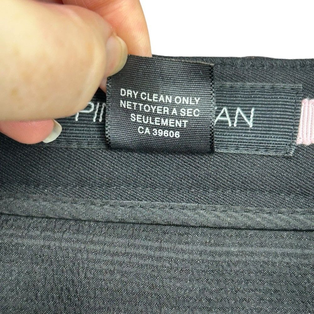 Other Pink Tartan Wool Blend Mini Skirt Black Textured A-Line Size 26" / US 2 / IT 38 - 10 Thumbnail