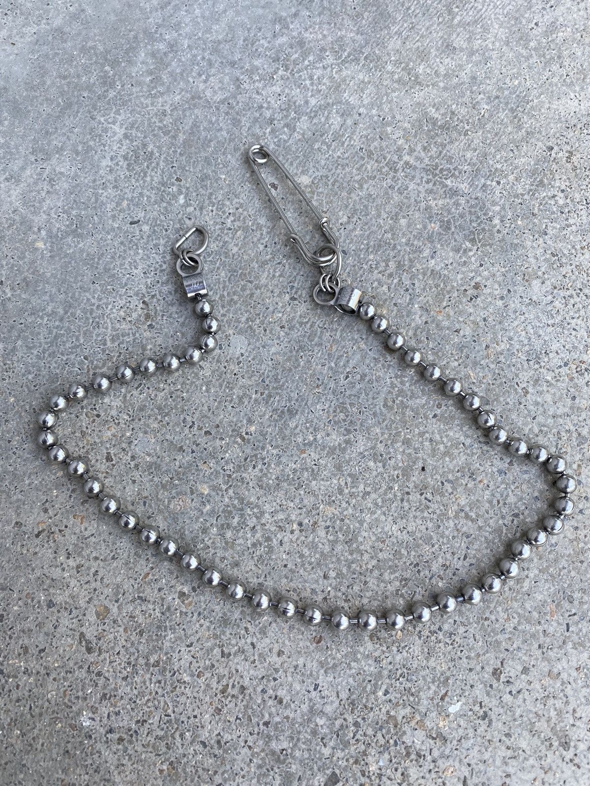 City Streets × Japanese Brand 🔥Bare Makar🔥Bulk Sale Stainless Ball Chain x Leather Lanyard Size ONE SIZE - 2 Thumbnail