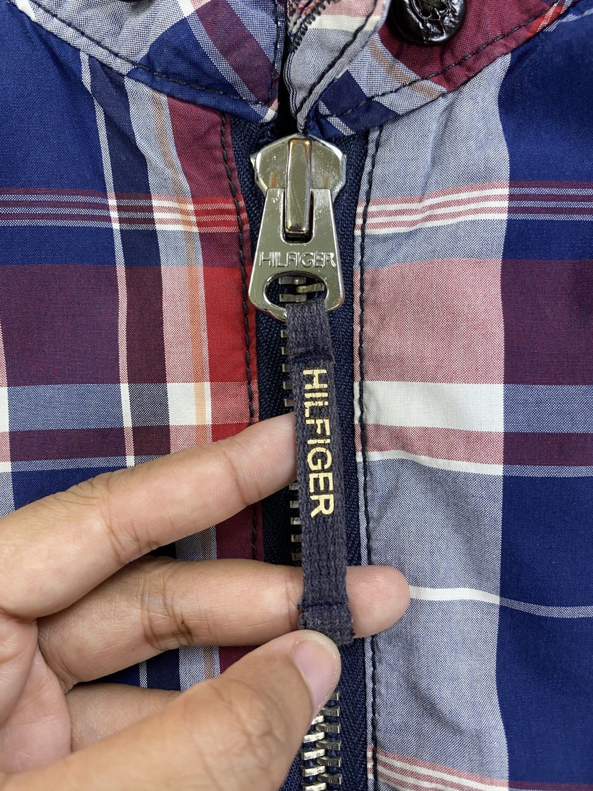 Japanese Brand × Tommy Hilfiger × Vintage Vintage Tommy Hilfiger Checked Jacket Size US M / EU 48-50 / 2 - 9 Thumbnail