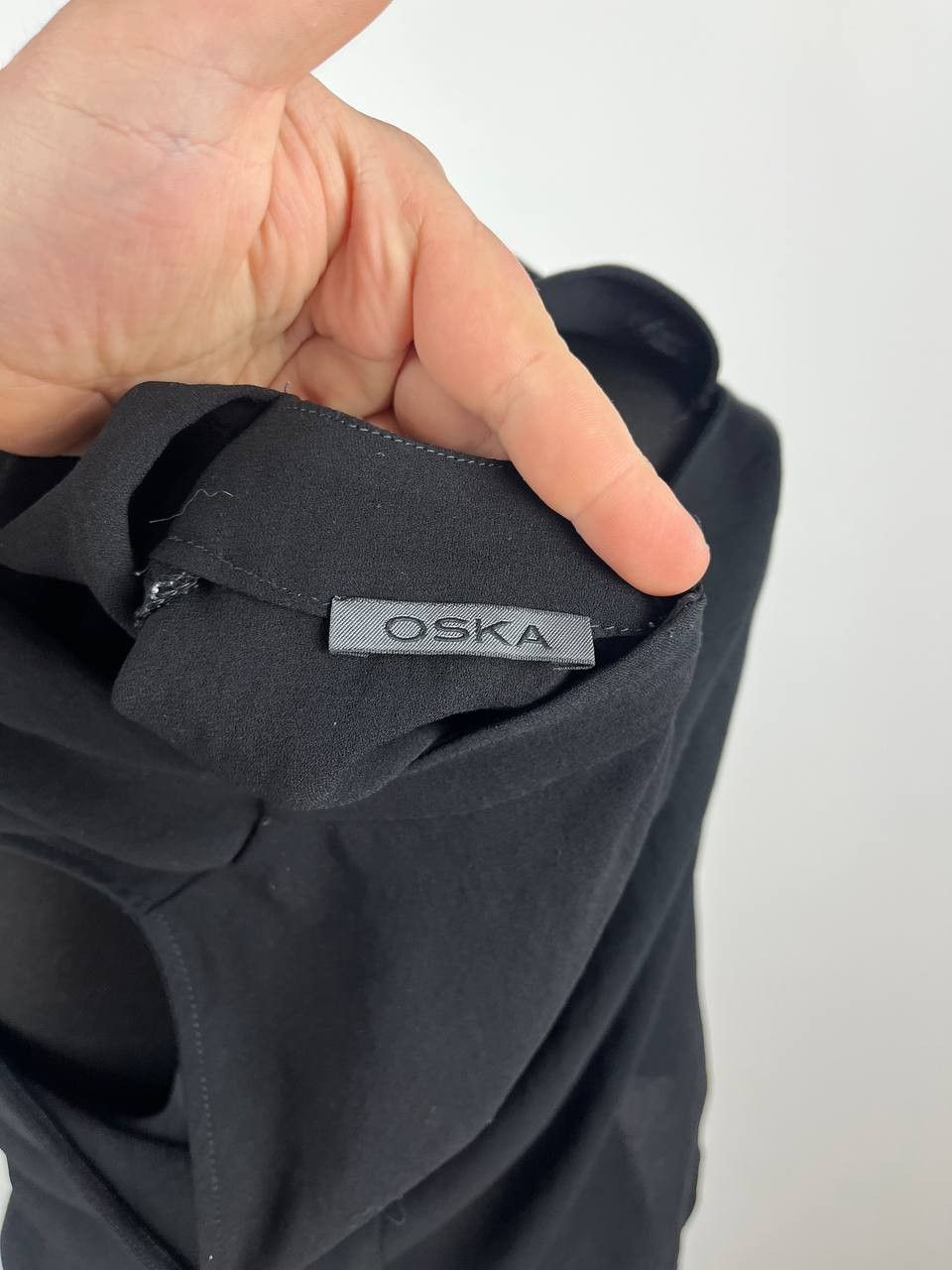 OSKA OSKA Black Cowl Neck Draped Top - Size 2 Size XS / US 0-2 / IT 36-38 - 6 Thumbnail