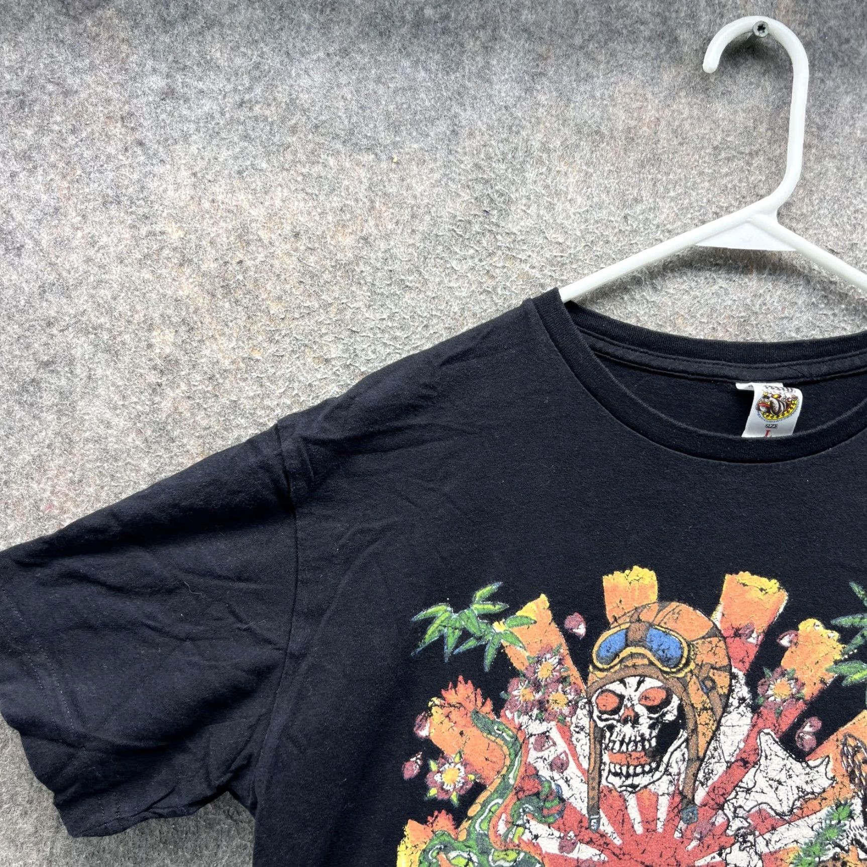 Ed Hardy VINTAGE Ed Hardy Shirt Mens L Black Skull Rising Sun Tattoo Graphic USA Japanese Y2K Size US L / EU 52-54 / 3 - 7 Thumbnail