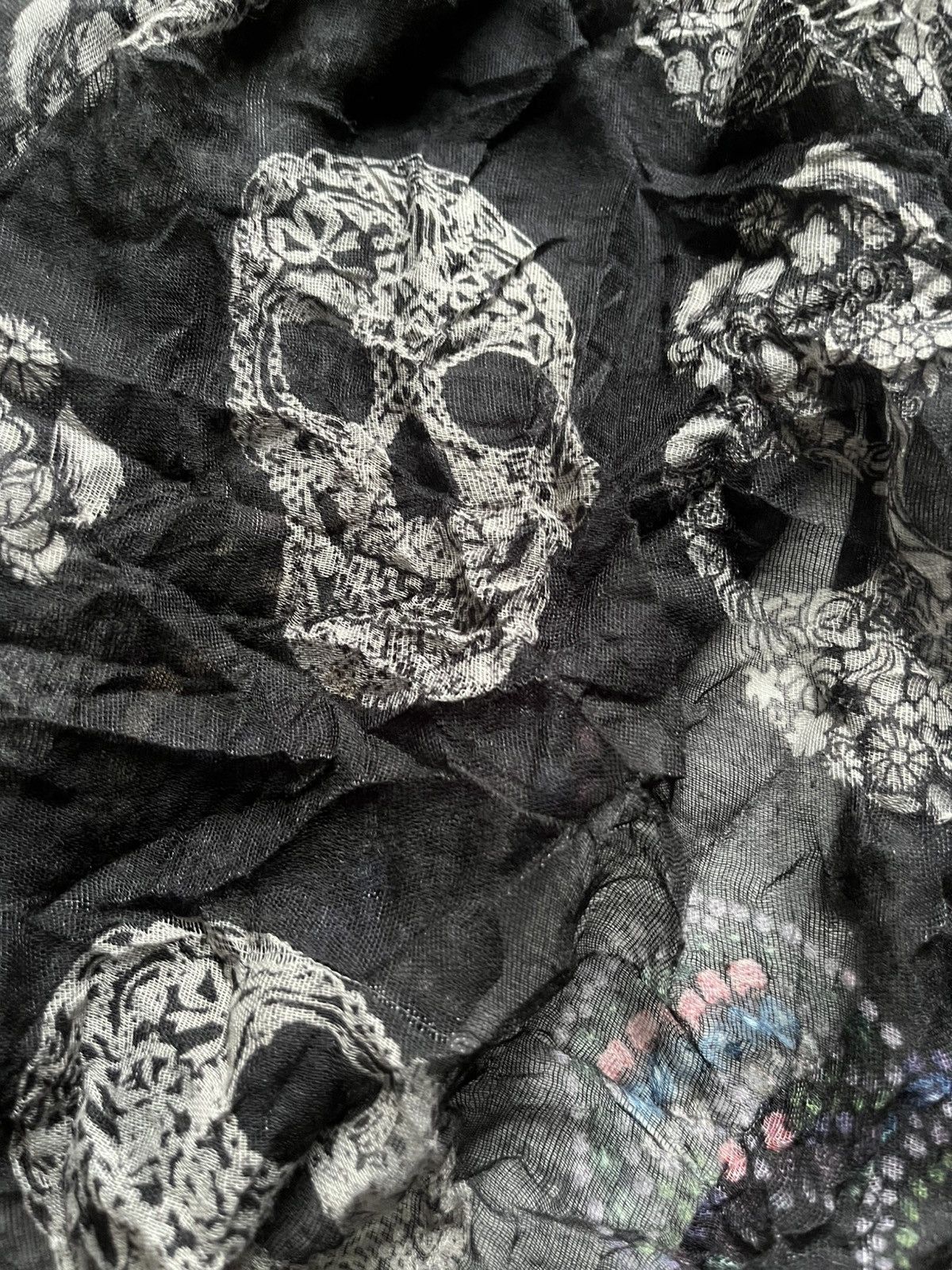 Isamu Katayama Backlash Japanese alexander mcqueen style unknwn scarf Size ONE SIZE - 2 Thumbnail