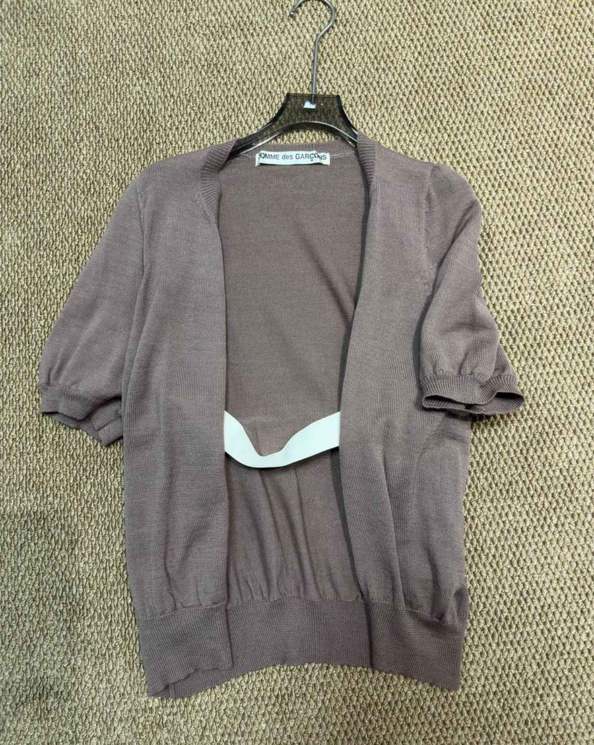 Comme des Garcons Comme des Garçons Minimalist Wool Cardigan K23 Size ONE SIZE - 1 Thumbnail