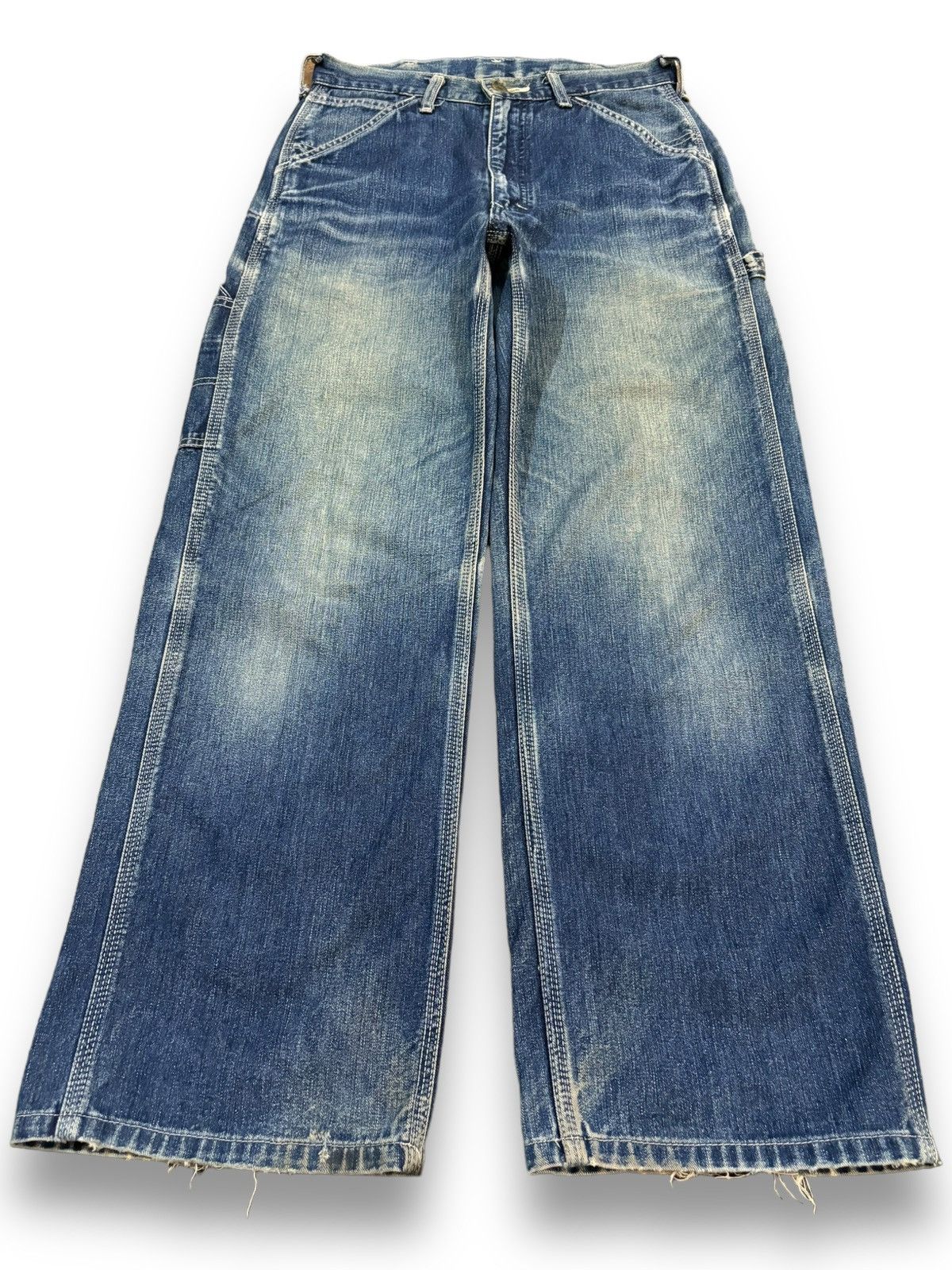 Lee Vintage 90s Lee Mud Wash Baggy Carpenter Jeans Size US 29 - 1 Thumbnail