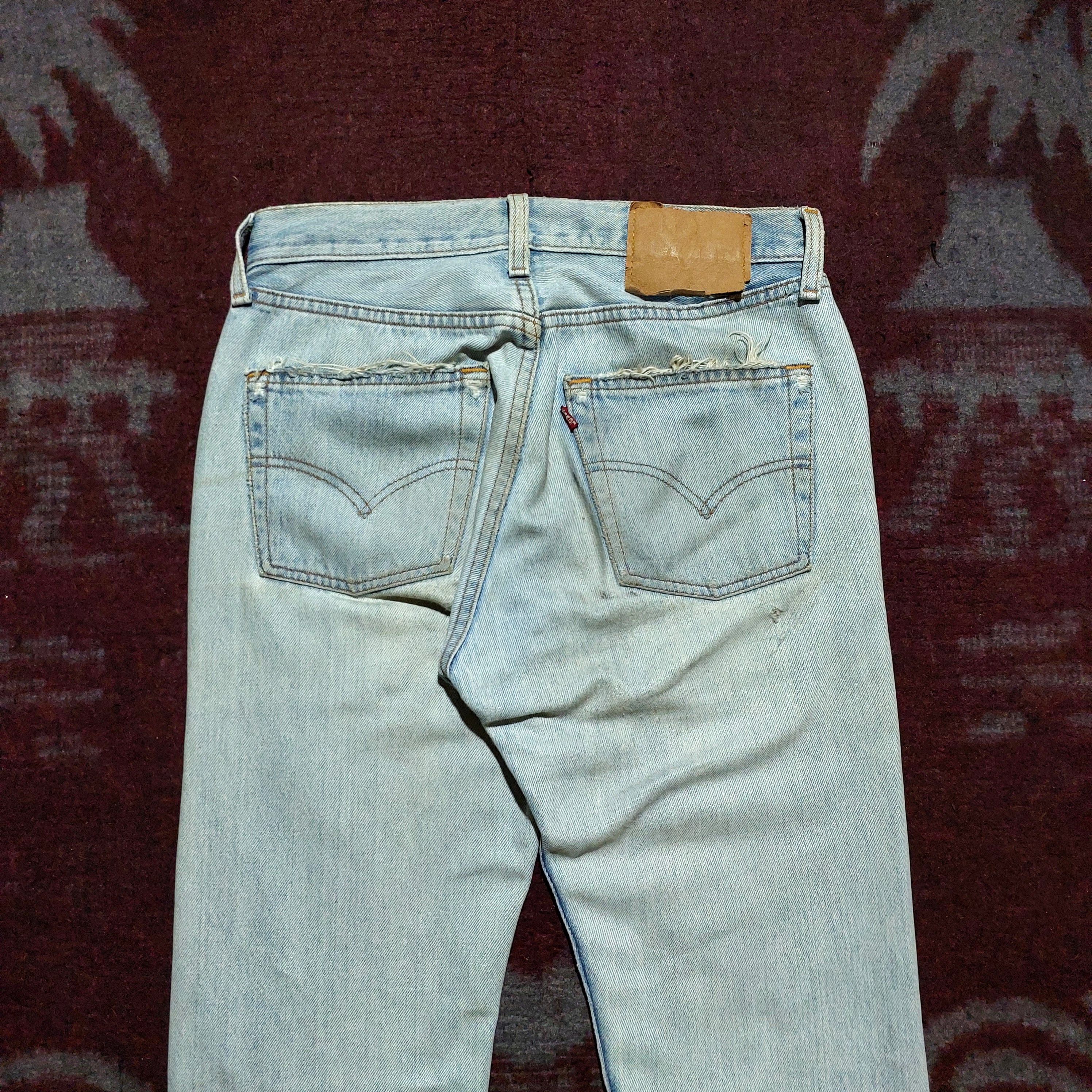 Levi's Vintage Levi's 501 USA Distressed denim Size US 27 - 4 Thumbnail