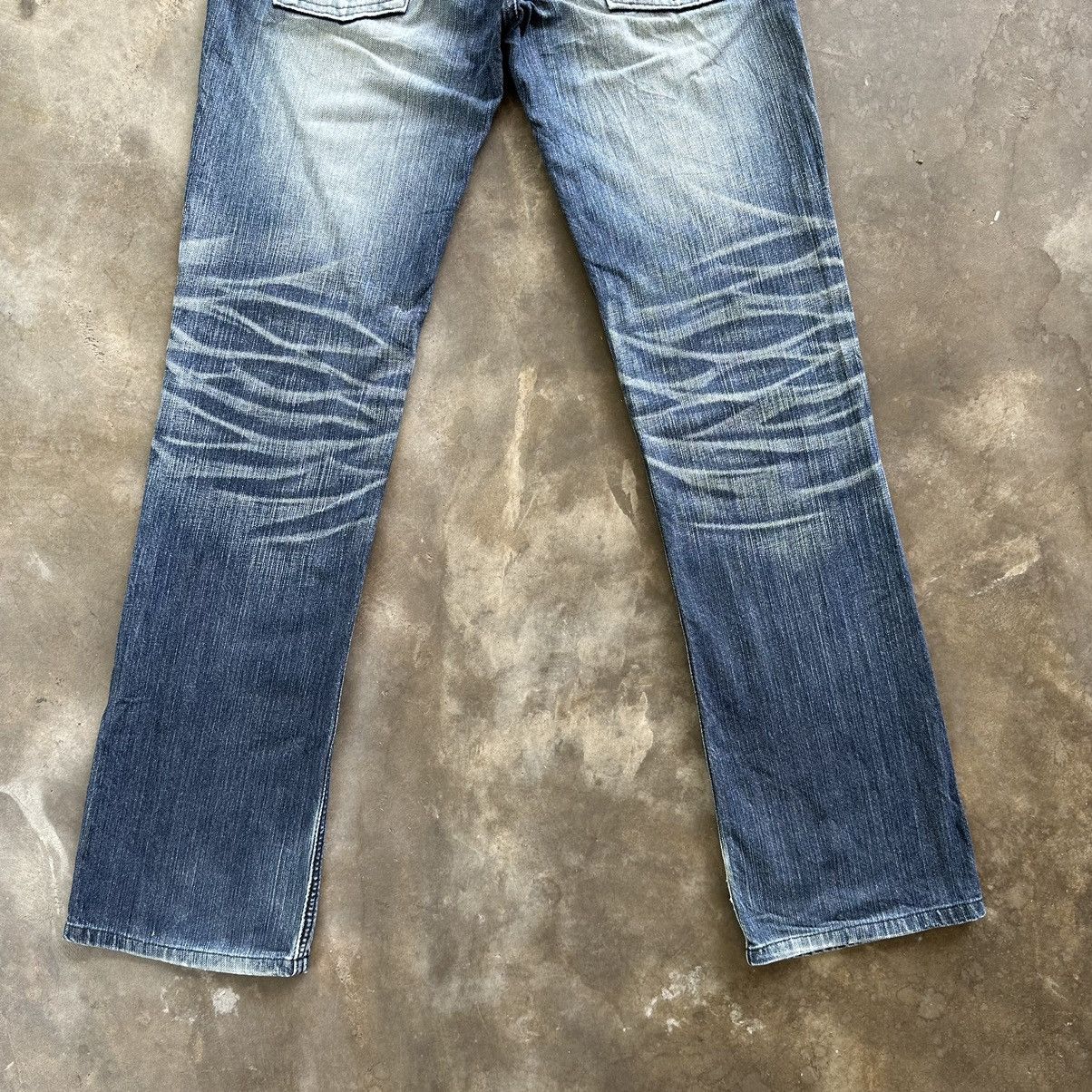Edwin × Jean × Vintage Vintage Edwin Distressed Faded Denim Jean Pant W30 Size US 30 / EU 46 - 11 Thumbnail