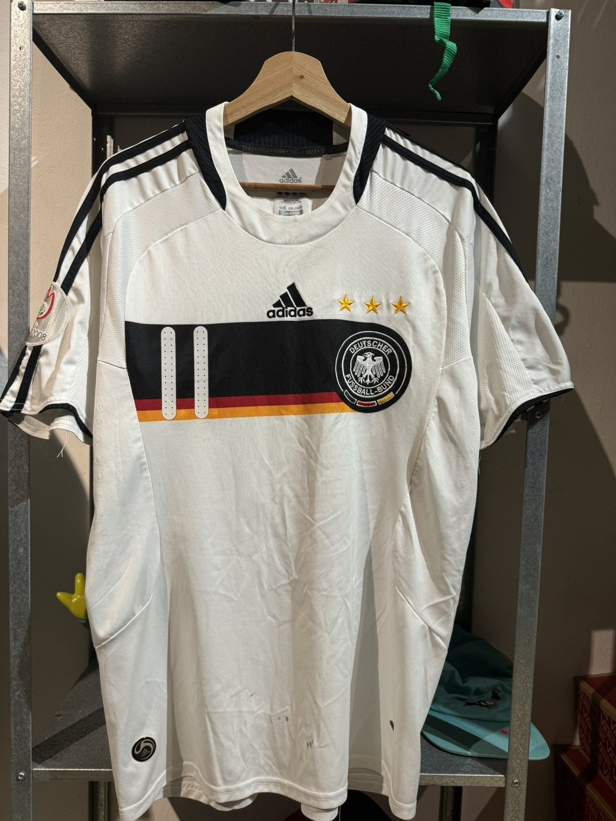 Adidas × Vintage Adidas Miroslav Klose Germany Home Jersey Euro 2008 Size US M / EU 48-50 / 2 - 3 Thumbnail