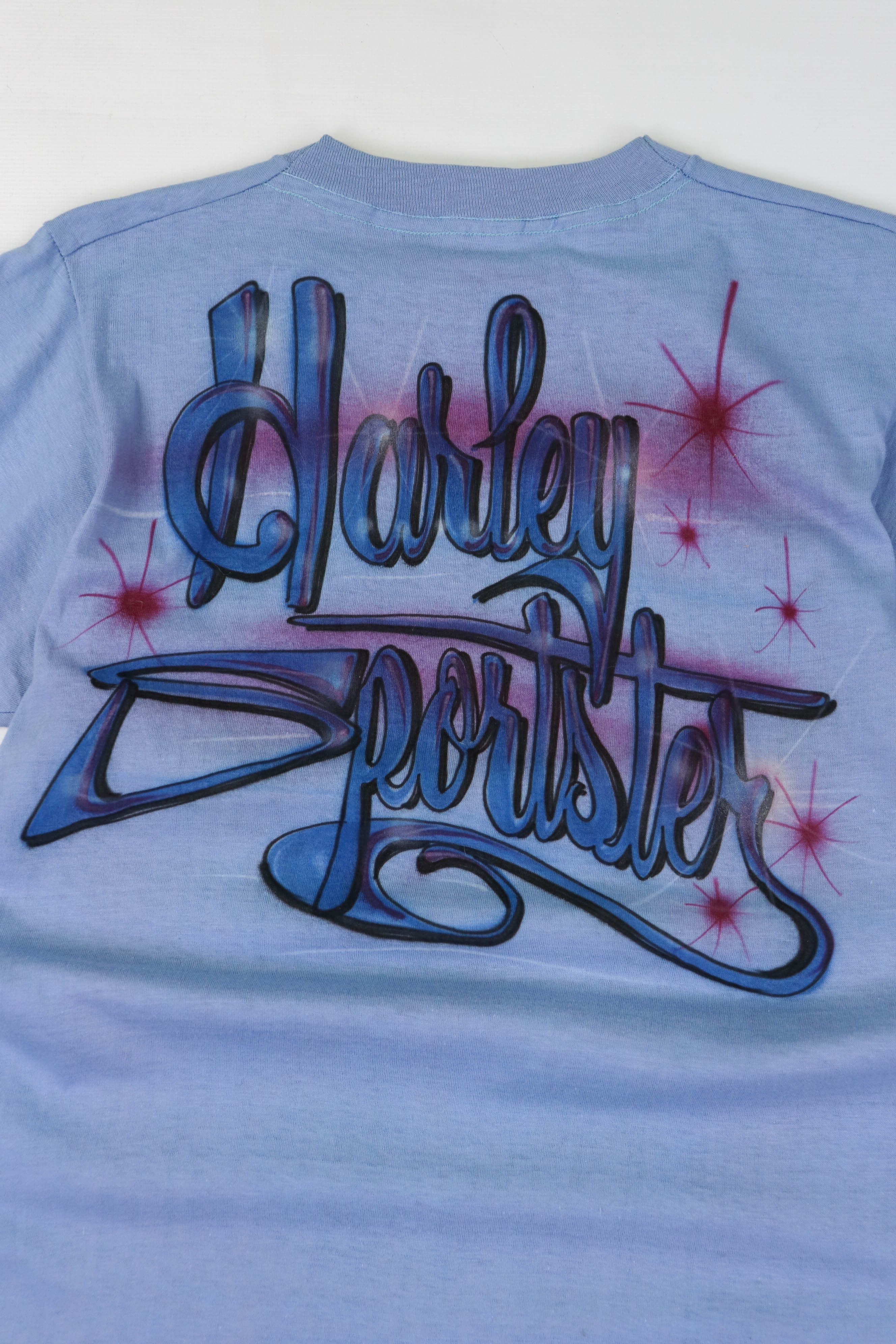 Vintage Harley Sportster Daytona Retro Vintage Hand Painted T-shirt Size US XS / EU 42 / 0 - 4 Thumbnail