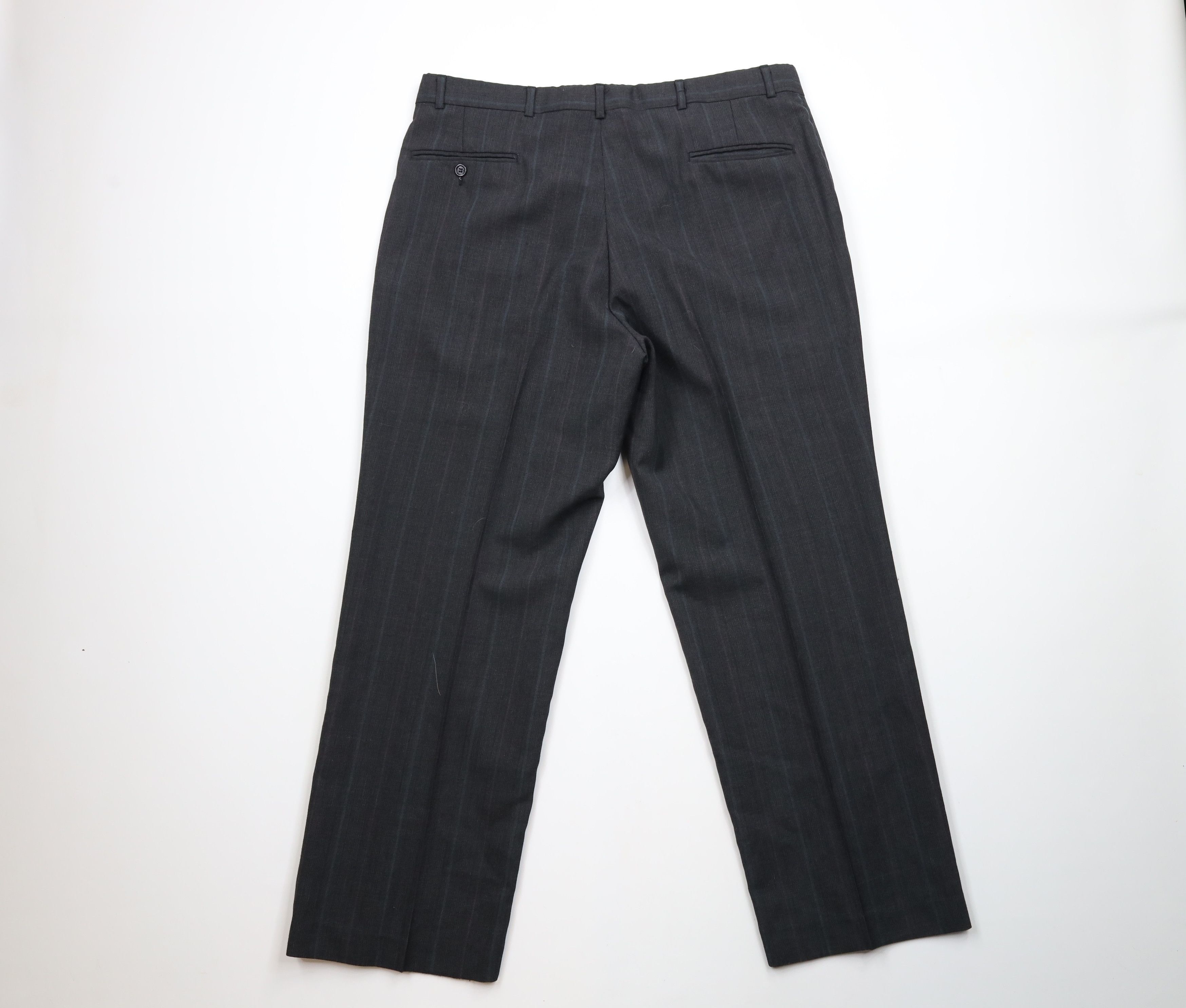 Vintage Vintage 90s Streetwear Striped Wide Leg Chino Pants USA Size US 38 / EU 54 - 8 Thumbnail