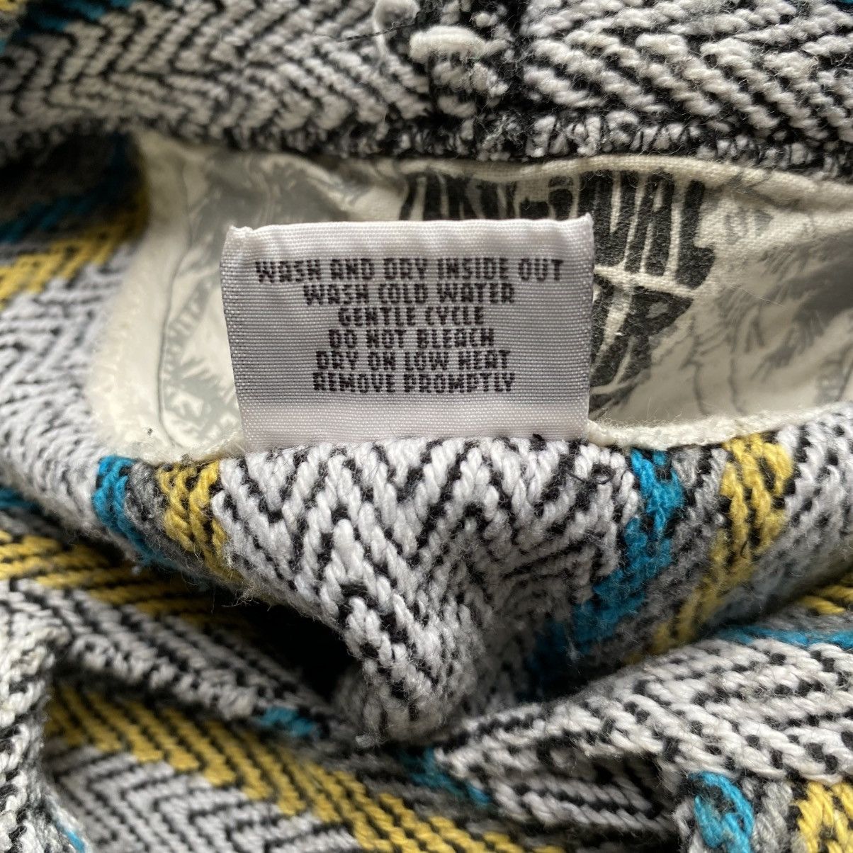 Vintage White Striped Baja Hoodie Pullover Size US L / EU 52-54 / 3 - 8 Thumbnail