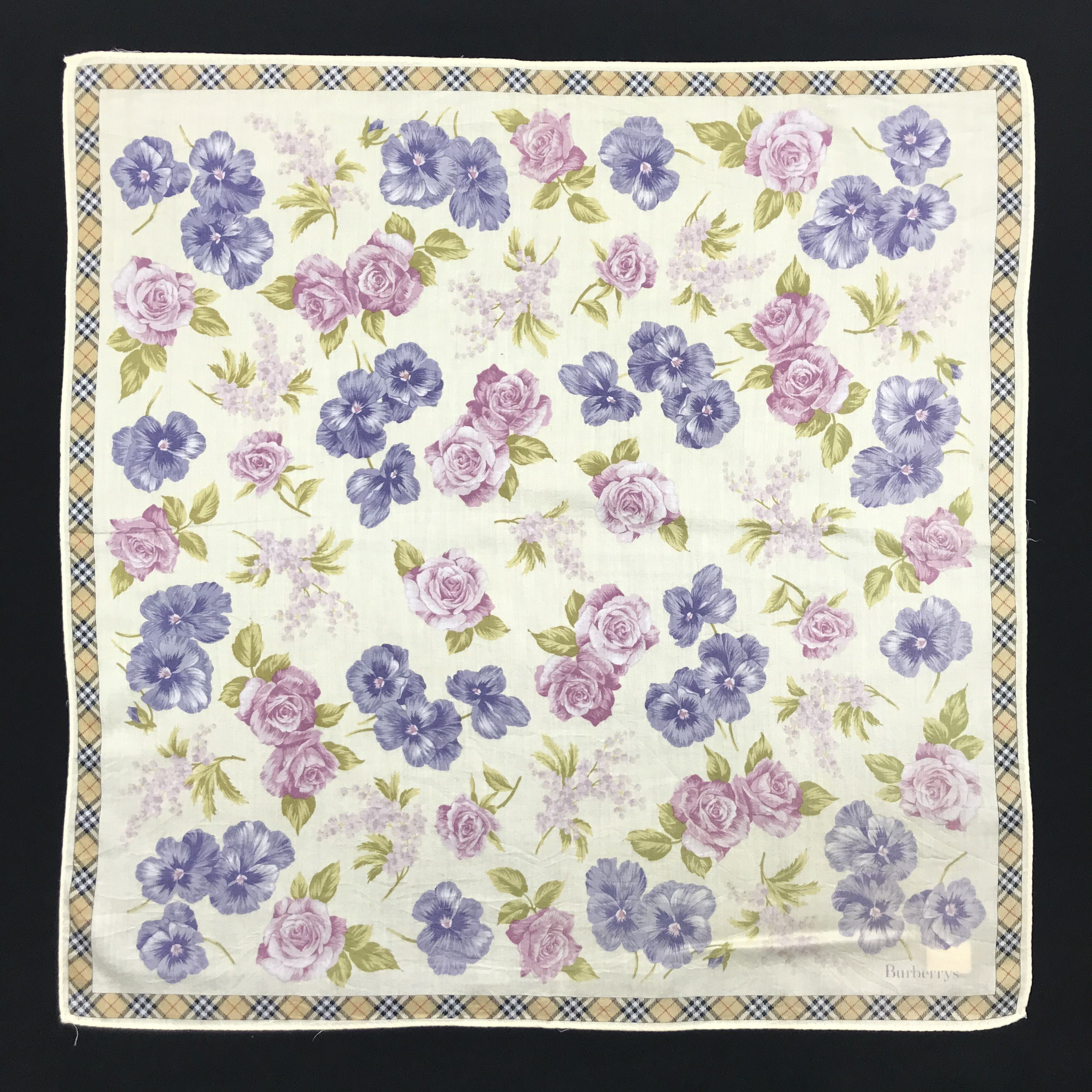 Burberry × Vintage Vintage Burberry Bandana Neckerchief Handkerchief Size ONE SIZE - 1 Thumbnail